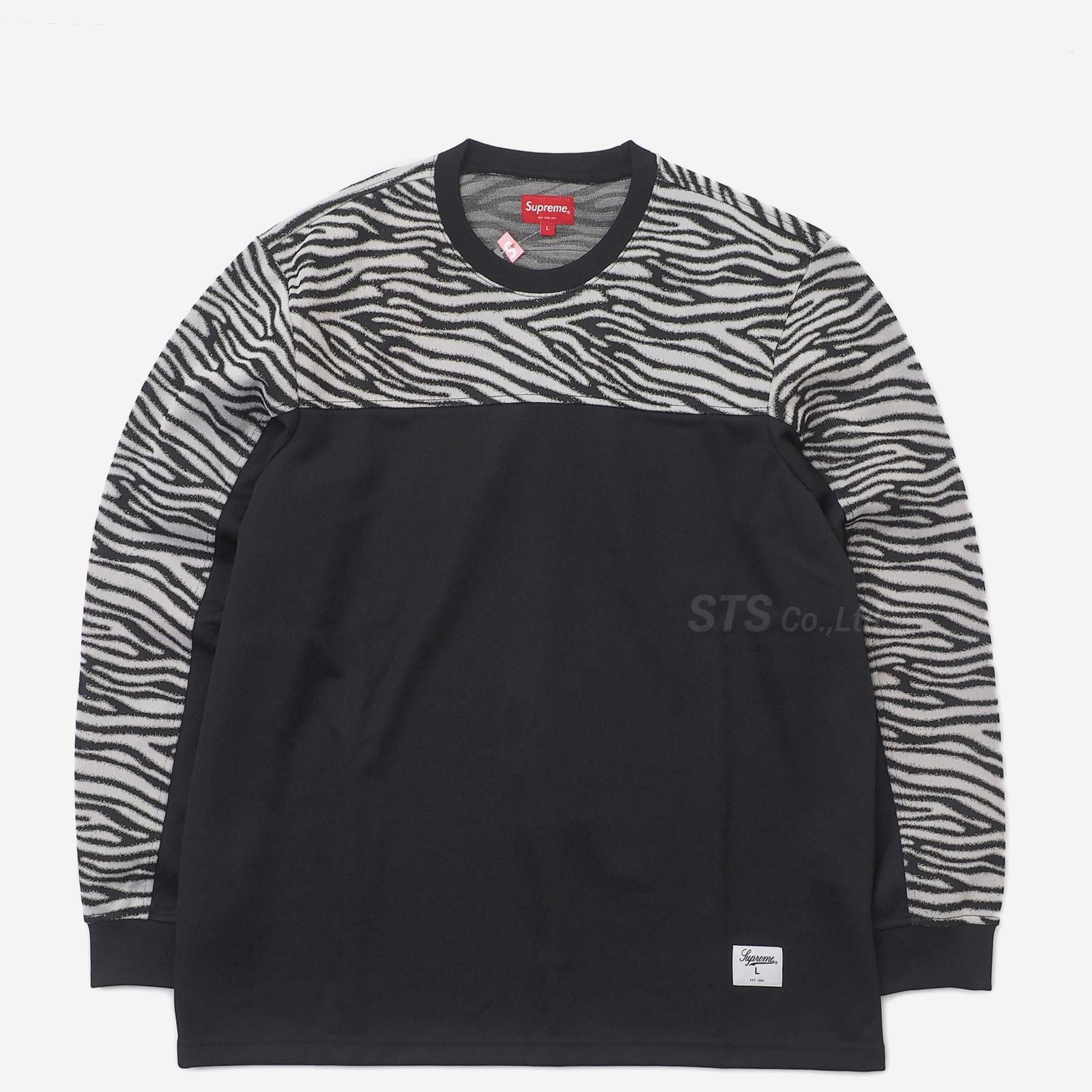 Supreme Zebra L/S Top 黒白 新品 week10 正規品