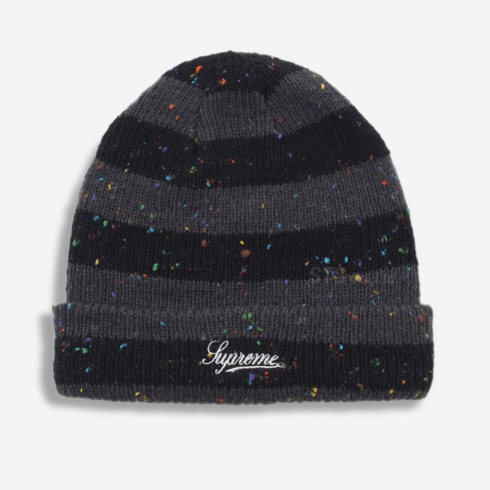 Supreme - Stripe Speckle Beanie - ニット帽/ビーニー