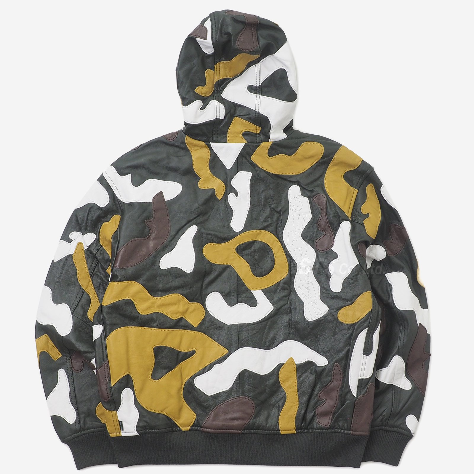 Supreme - Camo Leather Hooded Jacket - ParkSIDER