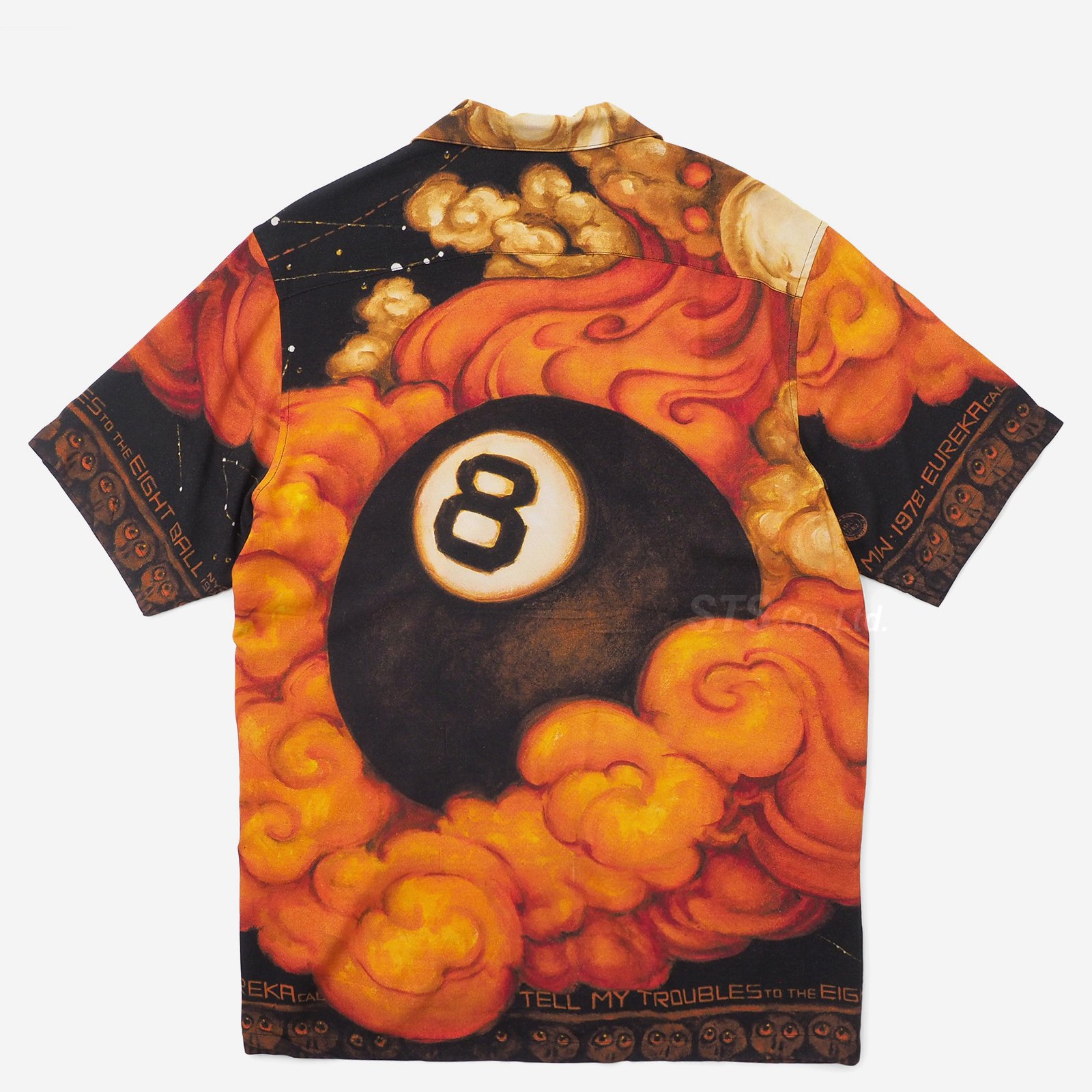 Supreme - Martin Wong/Supreme 8-Ball Rayon S/S Shirt - ParkSIDER