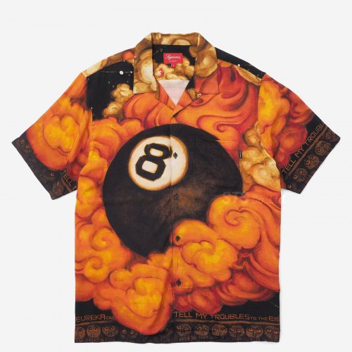 Supreme - Martin Wong/Supreme 8-Ball Rayon S/S  Shirt