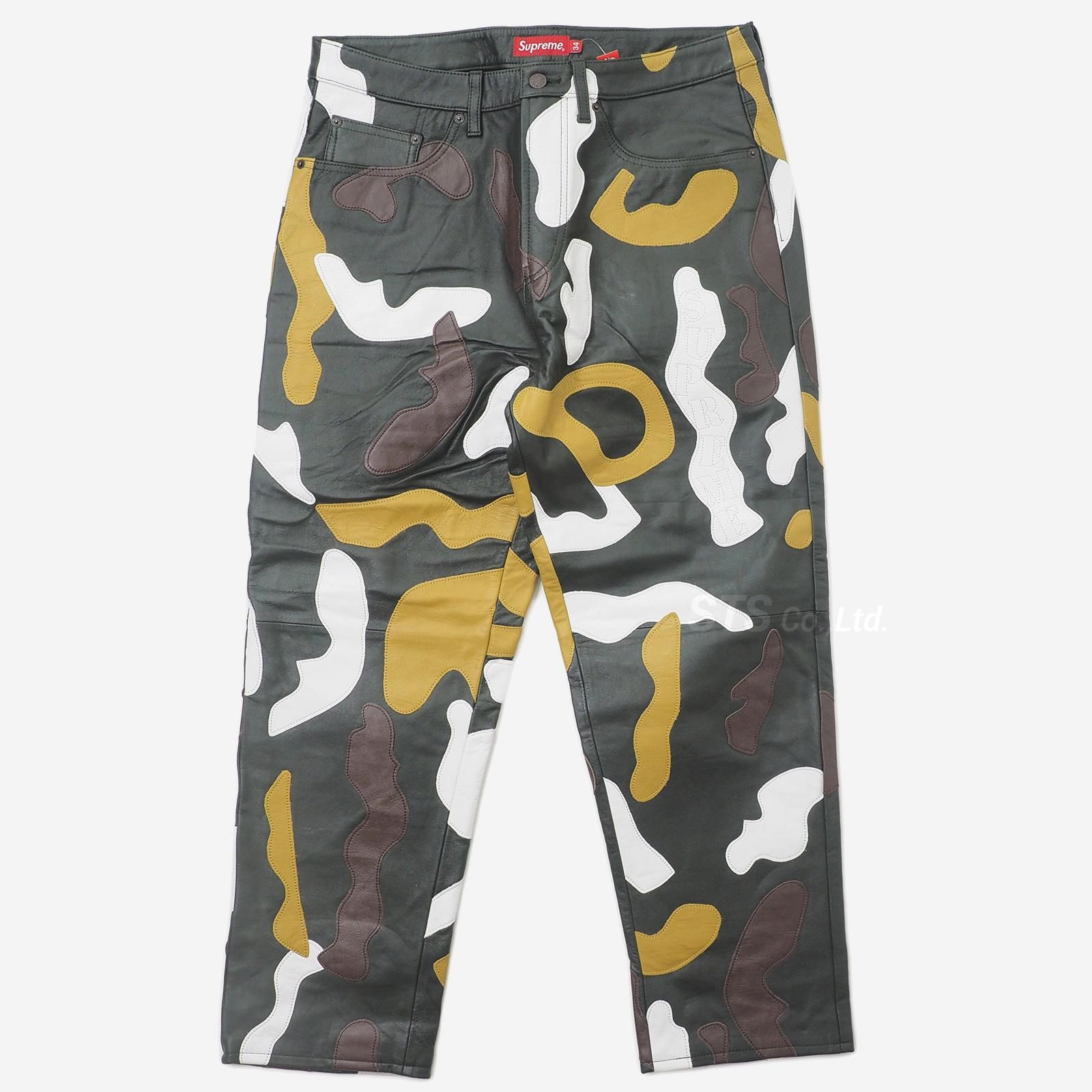 Supreme - Camo Leather 5-Pocket Pant - ParkSIDER