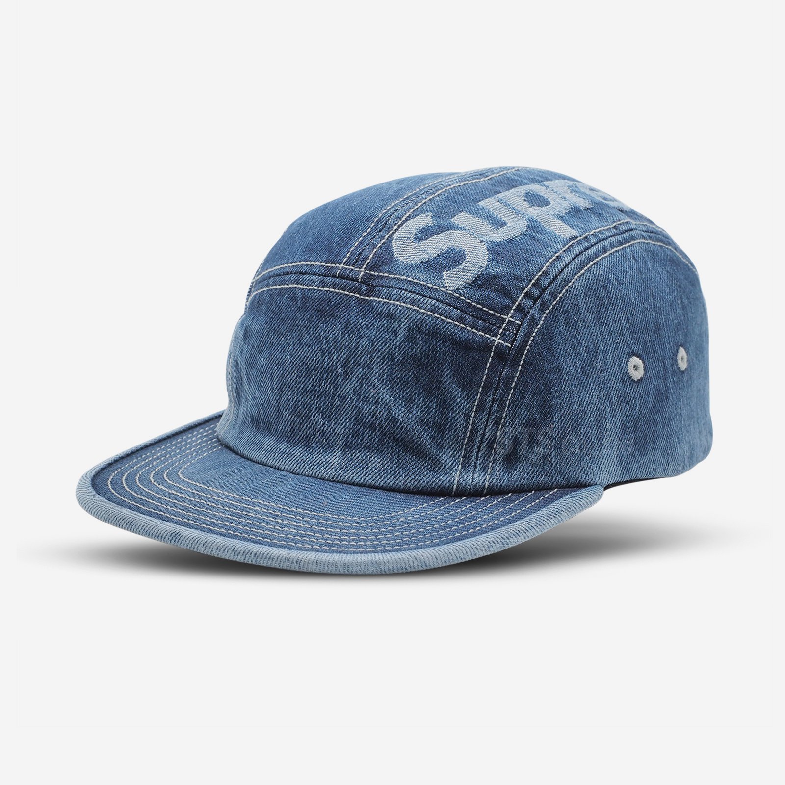 Supreme - Top Logo Denim Camp Cap - ParkSIDER