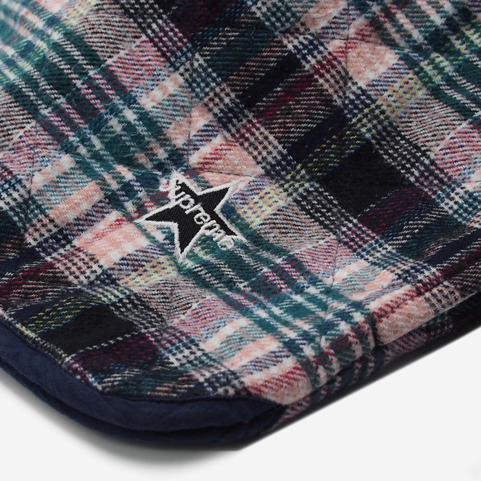 Supreme - Quilted Plaid Zip Up Shirt - ParkSIDER