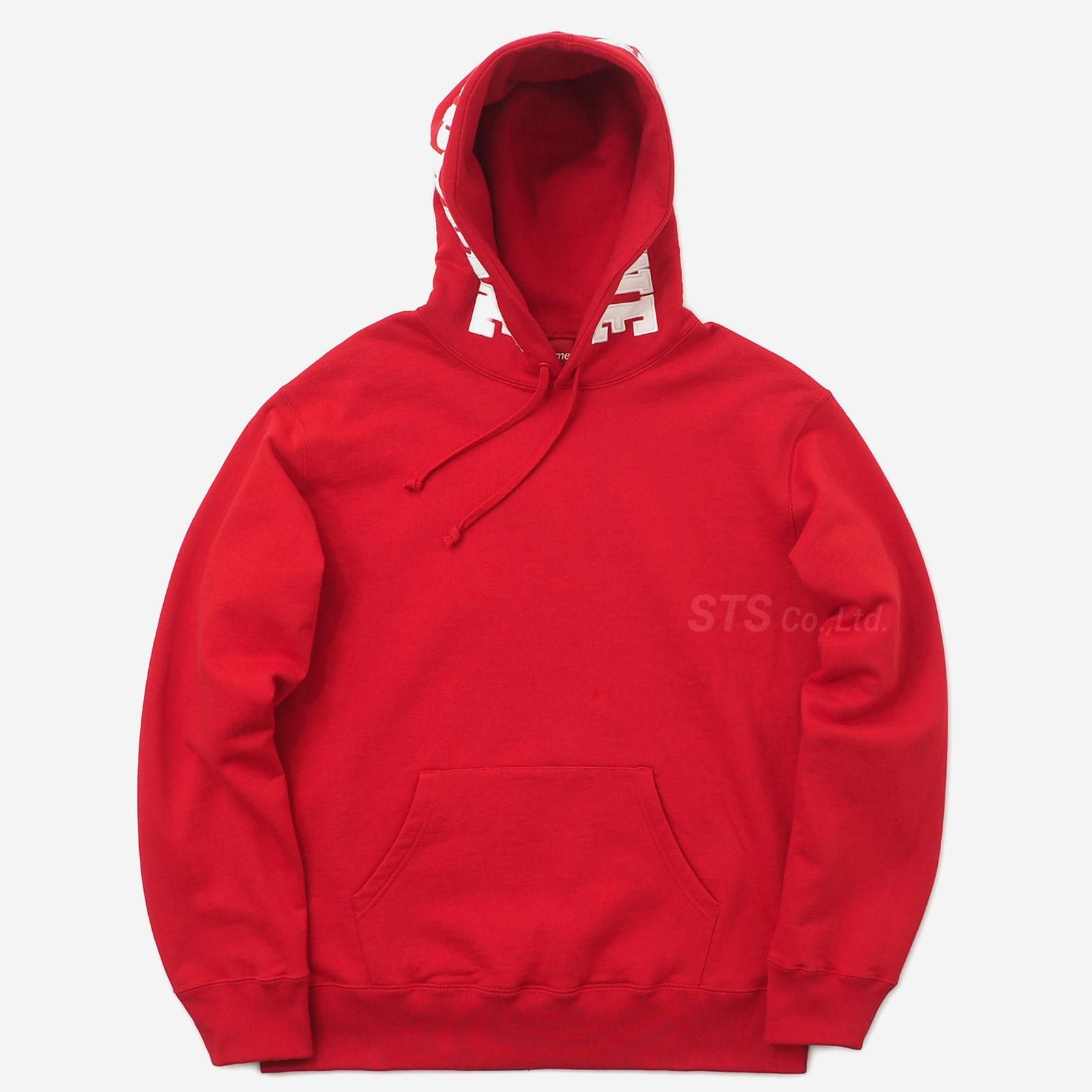  Supreme  Mirrored  Logo  Hooded Sweatshirt ParkSIDER