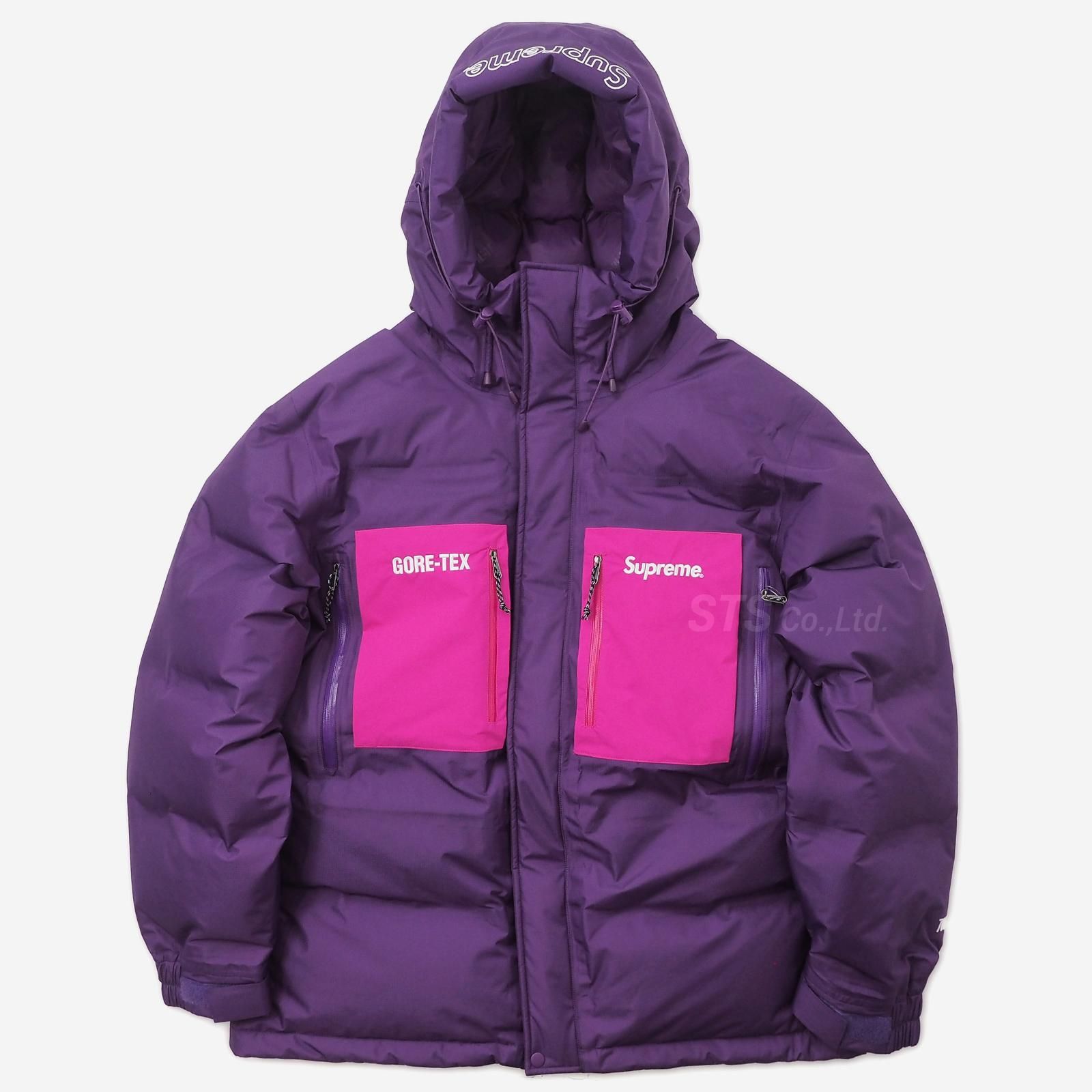 supreme GORE-TEX 700fill down Mサイズ パープル送料込み - ダウン ...