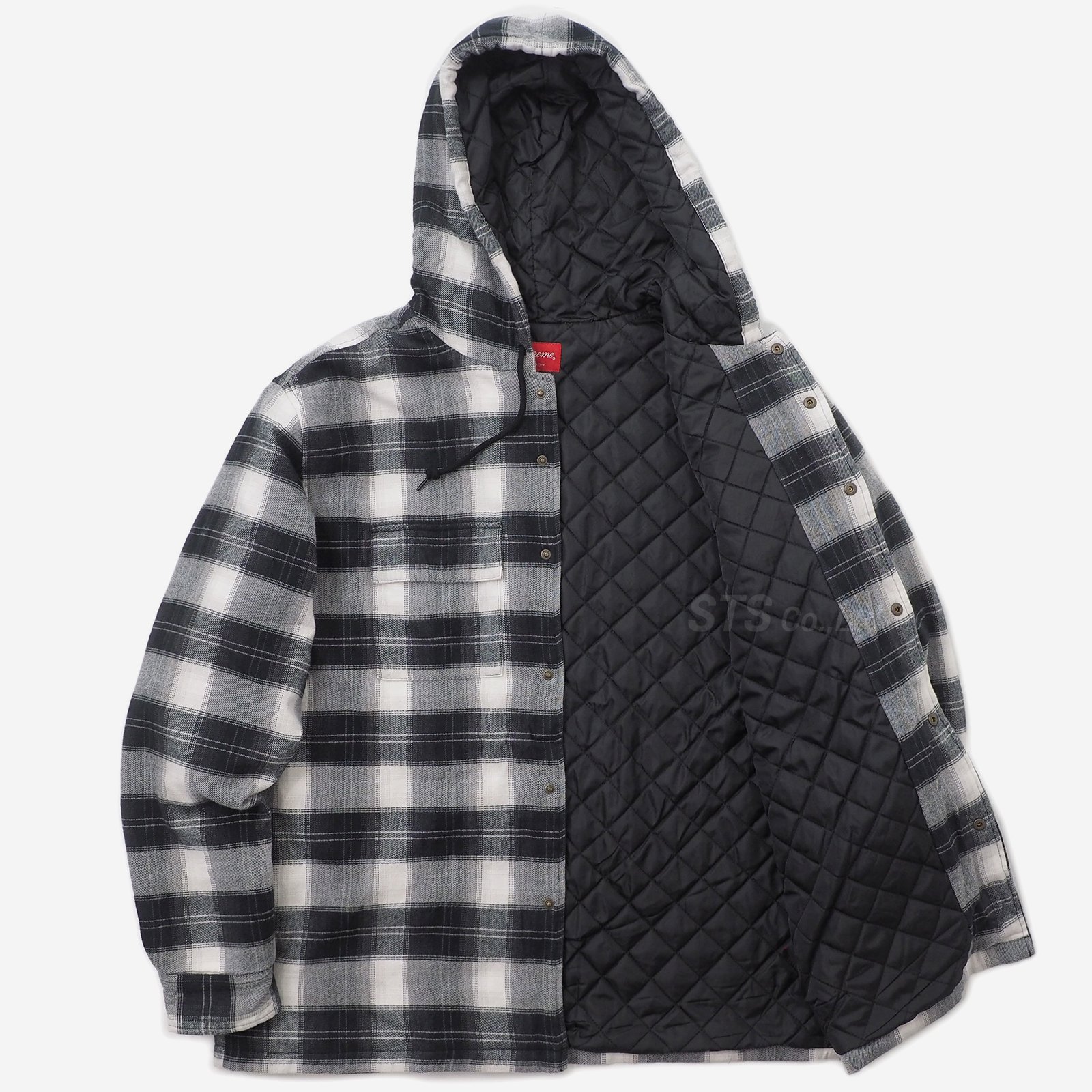 Supreme - Quilted Hooded Plaid Shirt - ParkSIDER