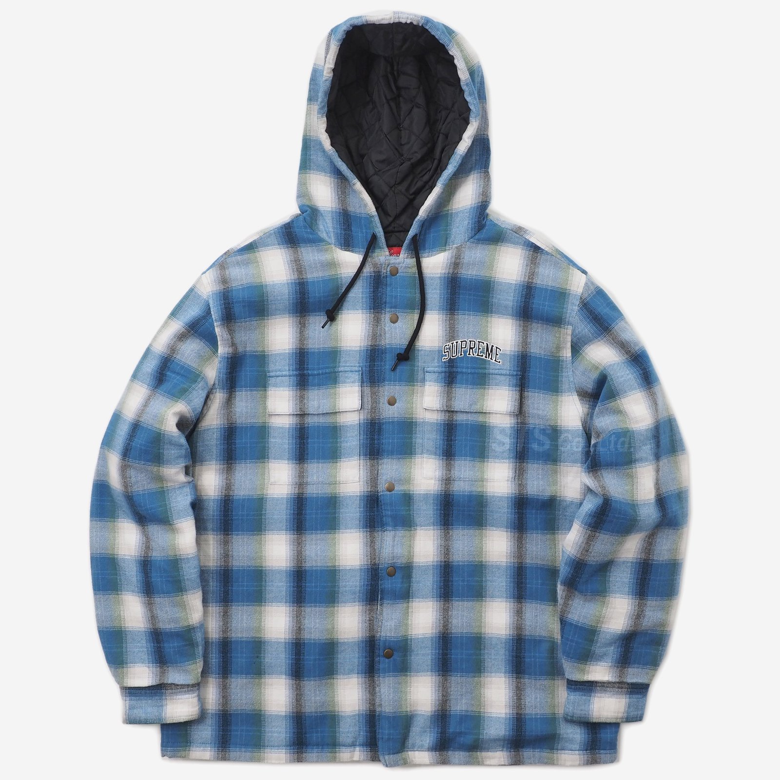 Supreme - Quilted Hooded Plaid Shirt - ParkSIDER