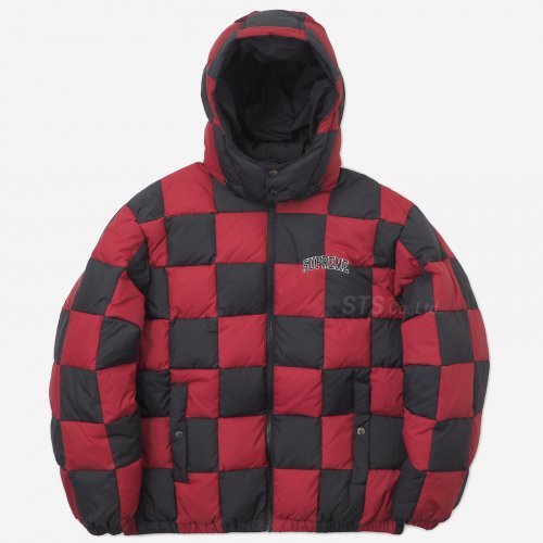 Supreme - Checkerboard Puffy Jacket