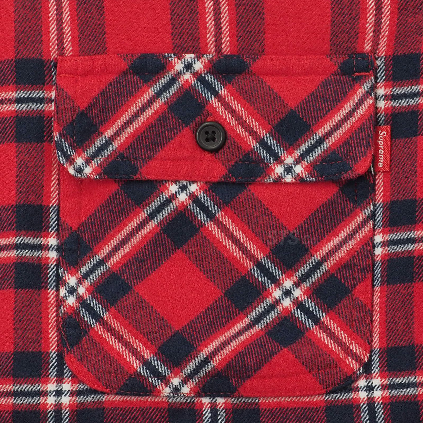supreme Arc logo Quilted Flannel Shirt - シャツ