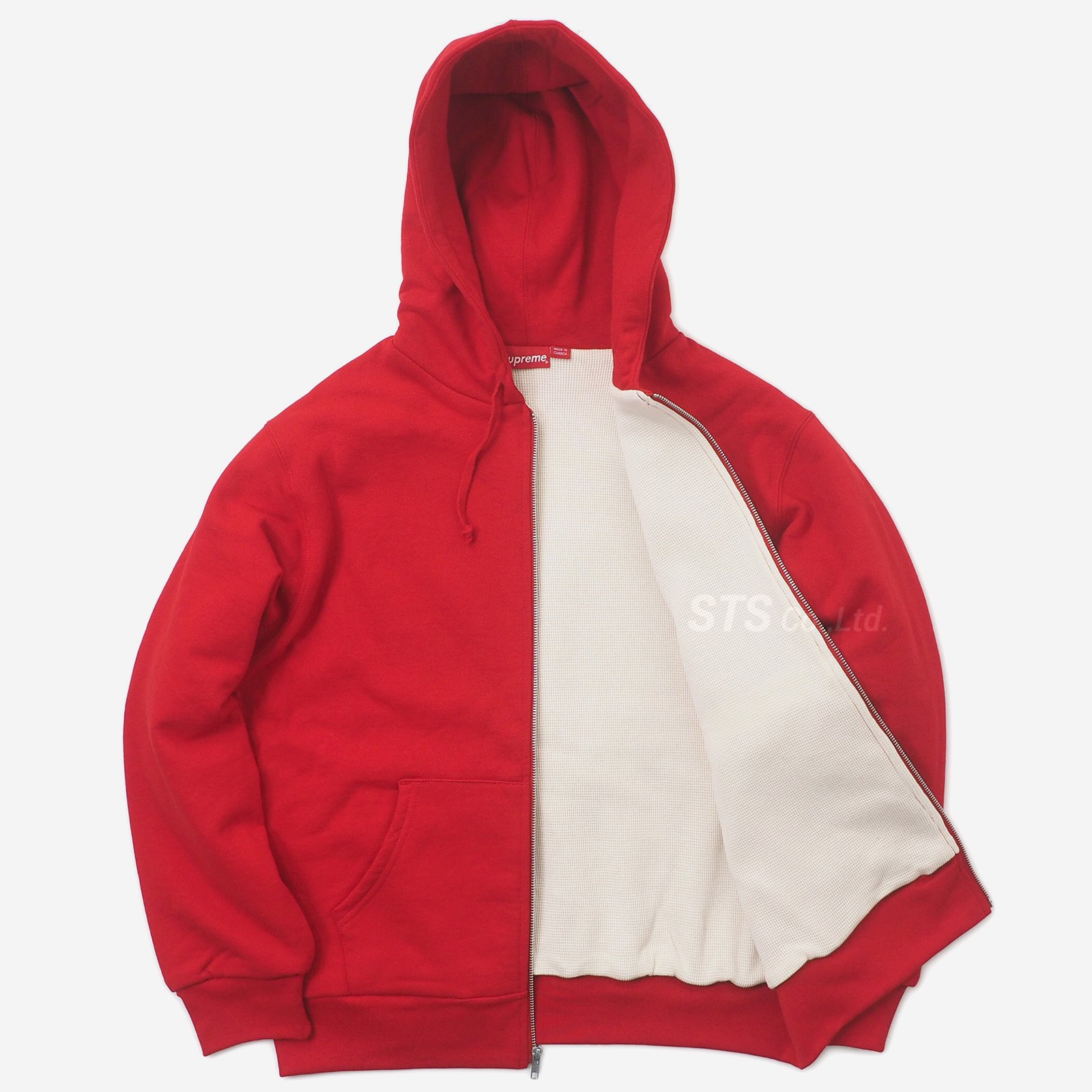 Supreme - Thermal Zip Up Hooded Sweatshirt - ParkSIDER