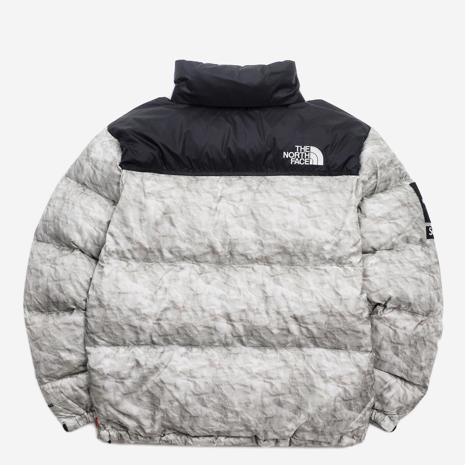 TNF Paper Print Nuptse Jacket