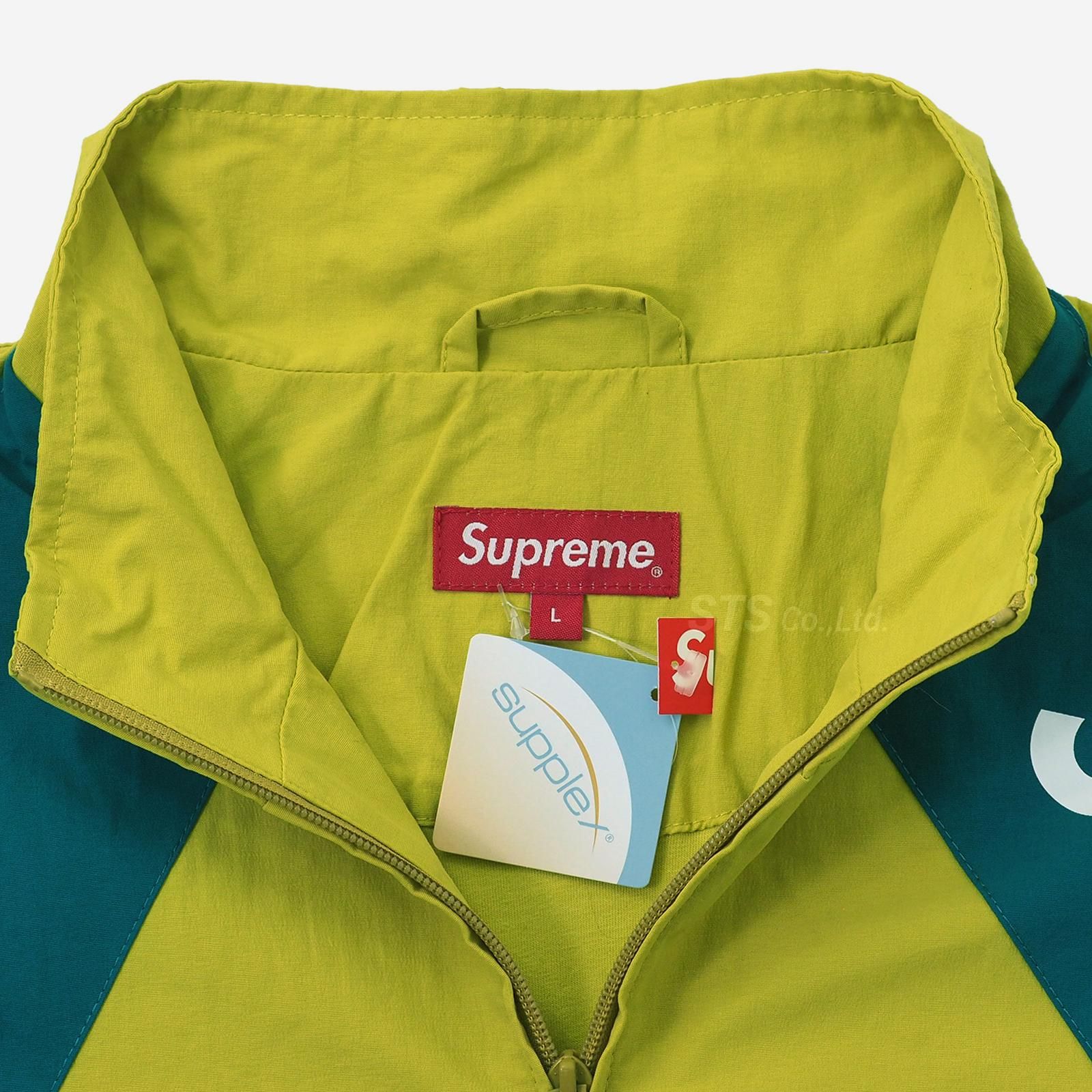 スーパーセール半額 supreme paneled track jacket Mサイズ イエロー