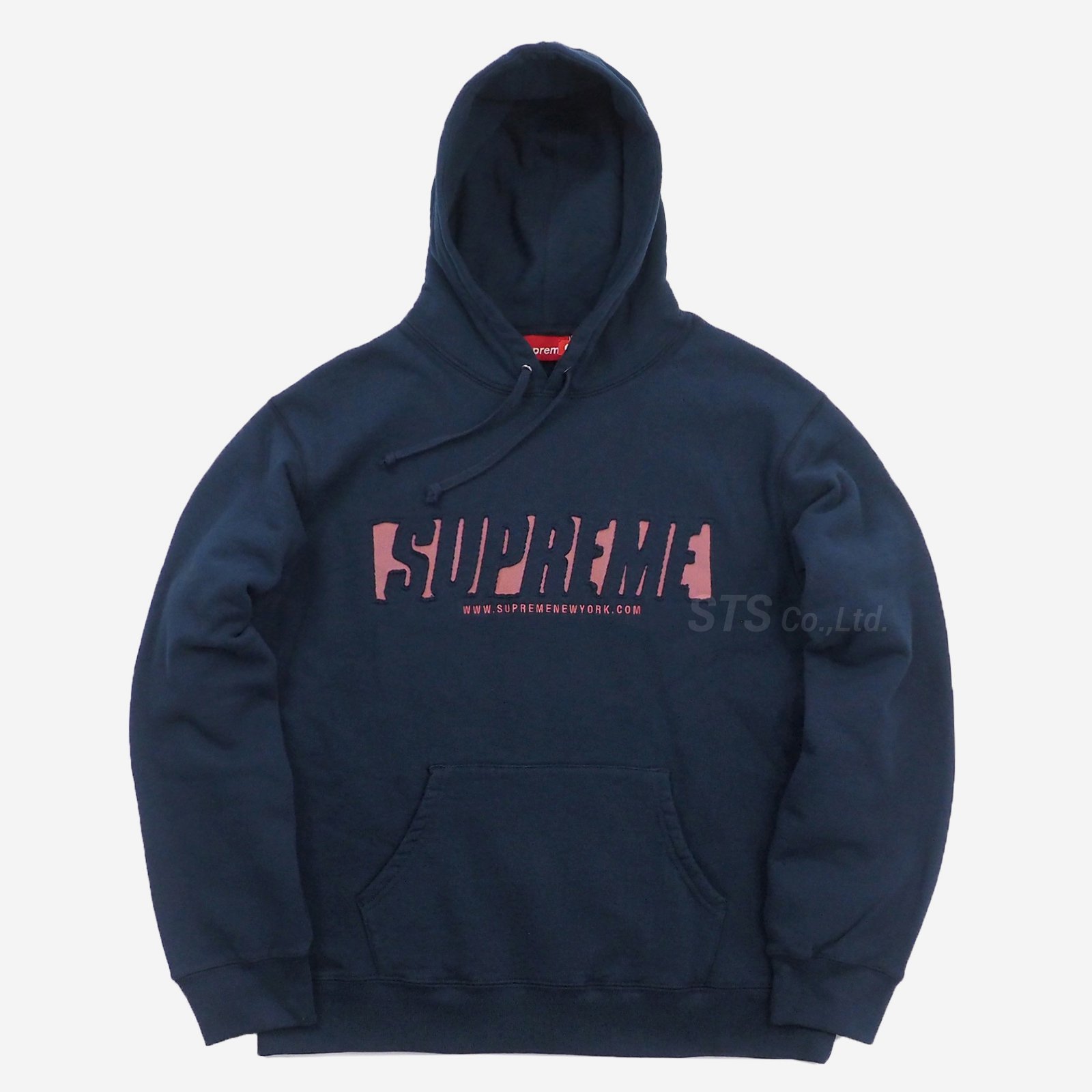 Supreme reflective cutout discount hoodie