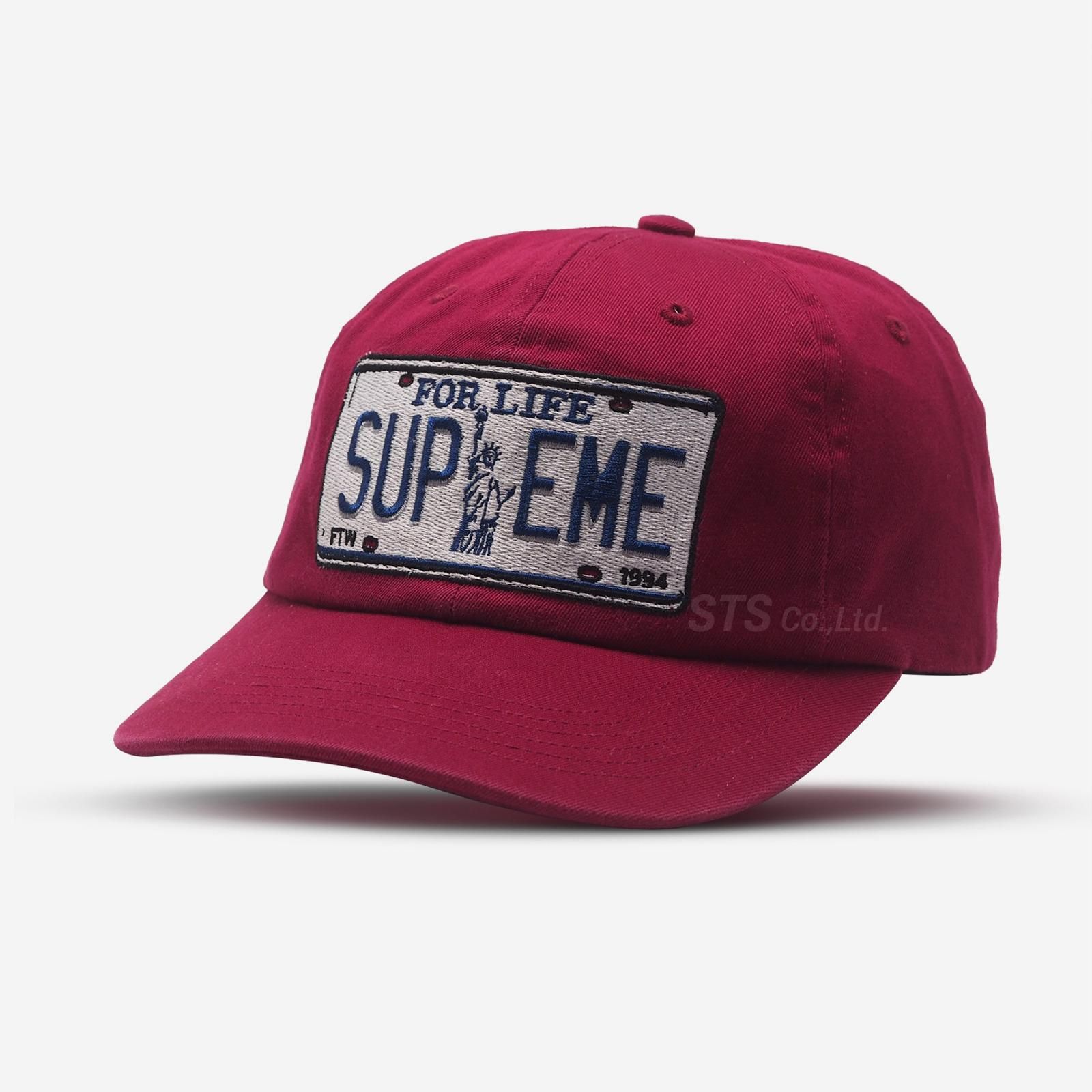 Supreme ニューヨークナンバープレートキャップ Supreme License Plate 6-Panel (SS25) - $48