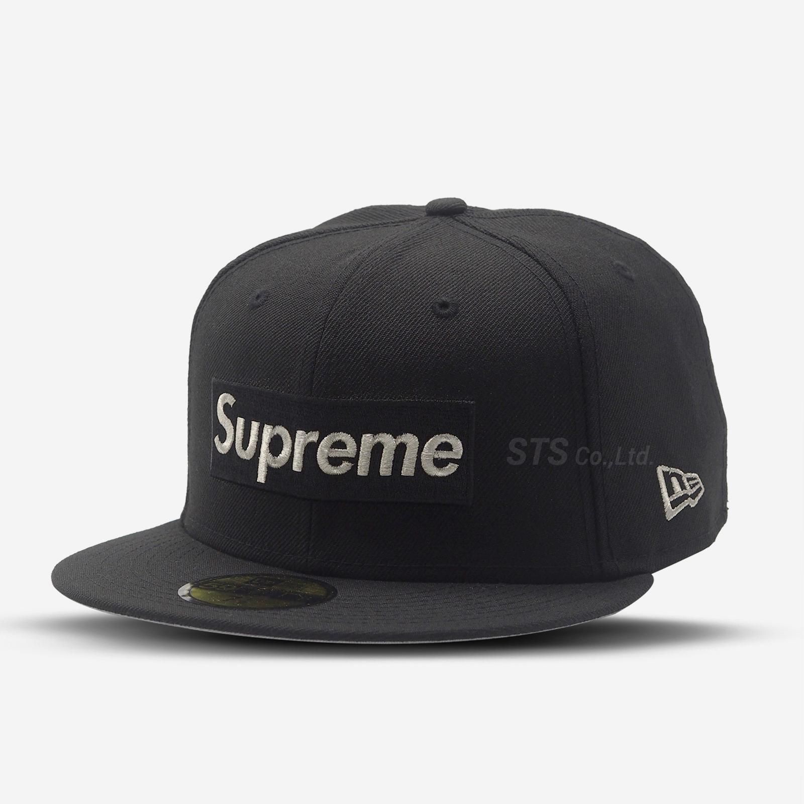 Supreme $1M Metallic Box Logo New Era 黒