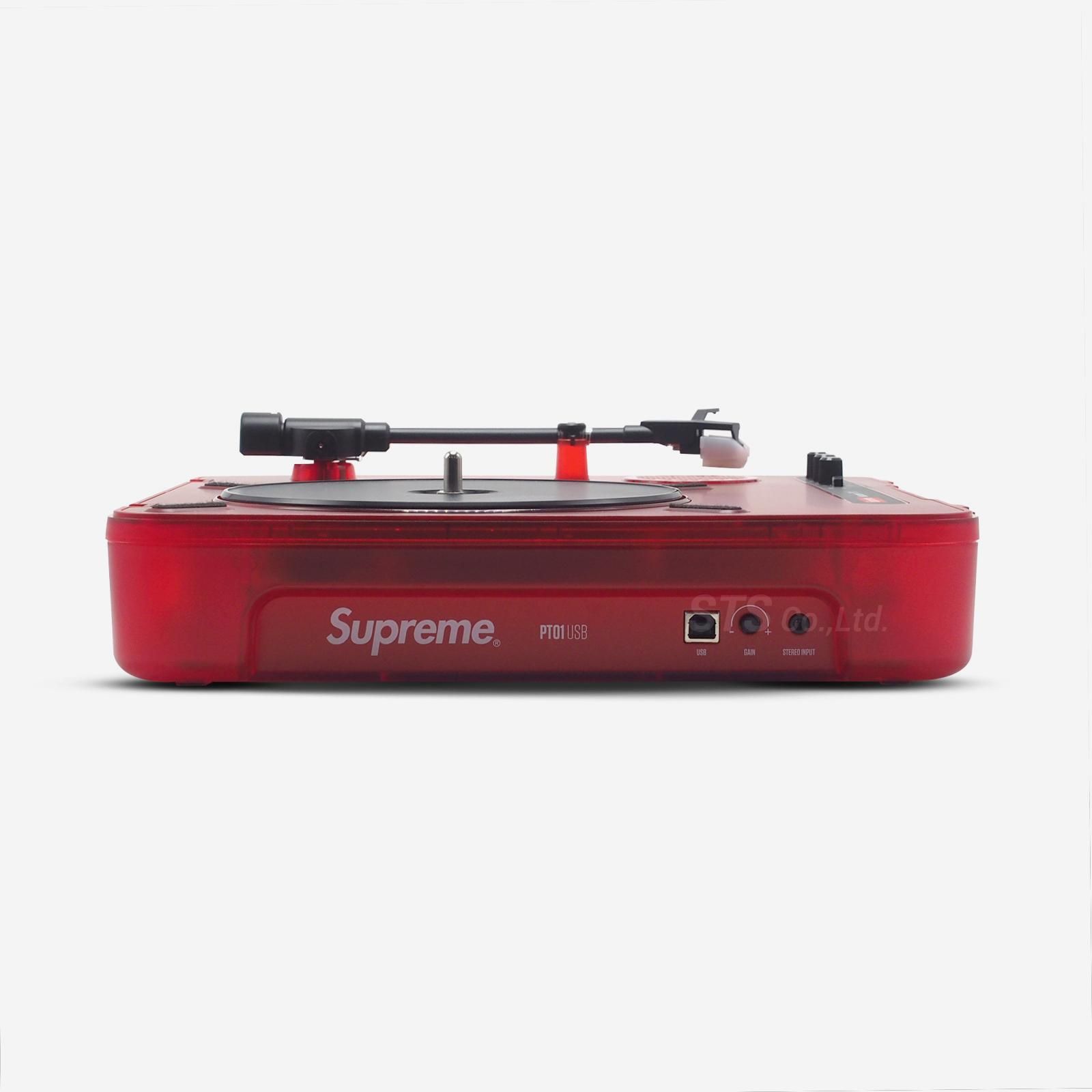 本物の 【20ss】Supreme Numark Supreme ヌマーク 器材 ターンテーブル PT01 Numark USB シュプリーム DJ機器