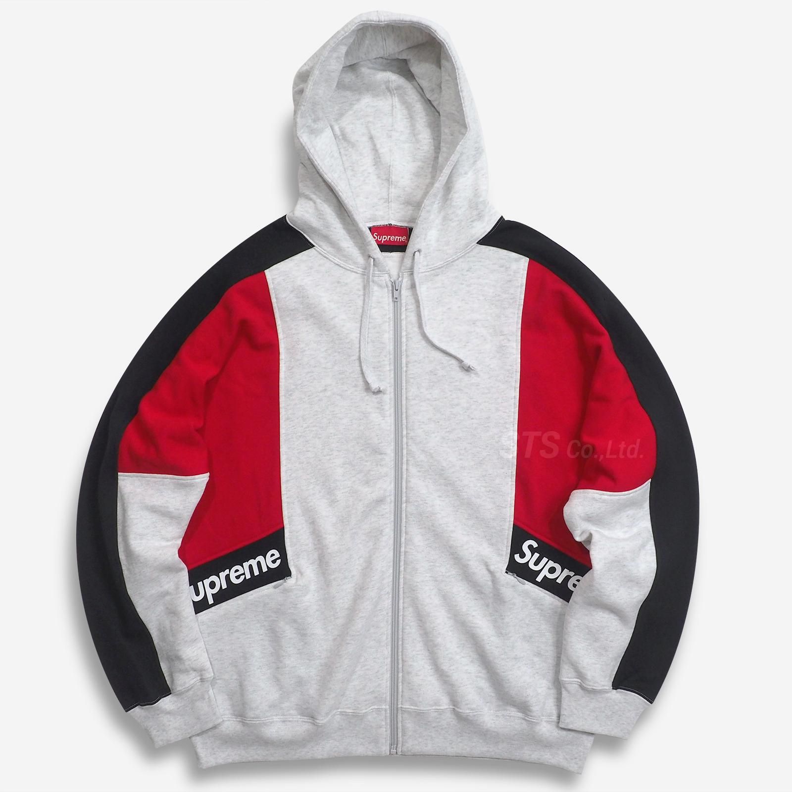 Supreme - Color Blocked Zip Up Hooded Sweatshirt - ParkSIDER