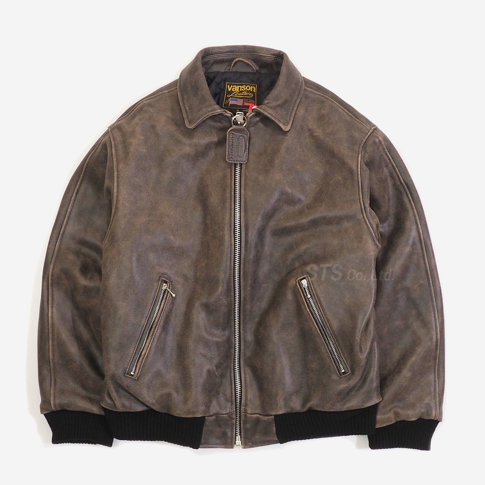 Supreme/Vanson Worn Leather Jacket - ParkSIDER