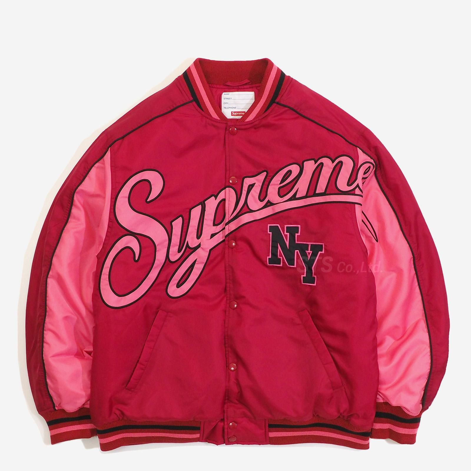 Supreme - Contrast Script Varsity Jacket - ParkSIDER