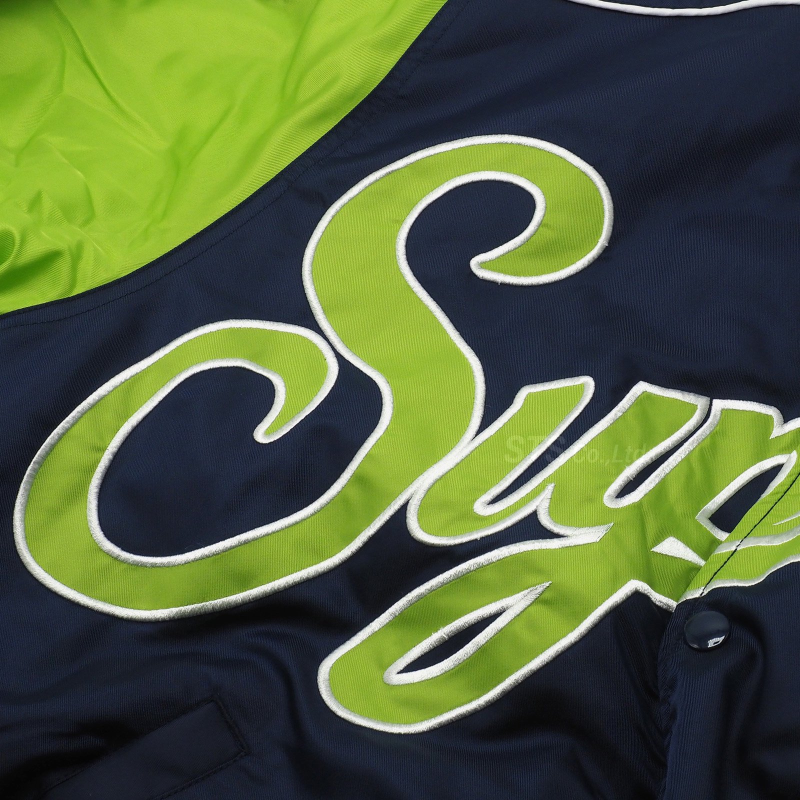 Supreme - Contrast Script Varsity Jacket - ParkSIDER