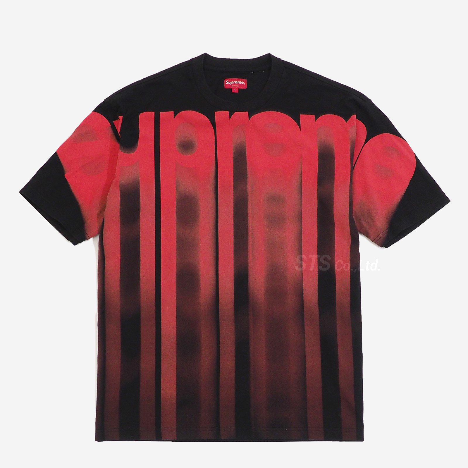 Supreme Bleed Logo S/S Top Black M - Tシャツ/カットソー(半袖/袖なし)