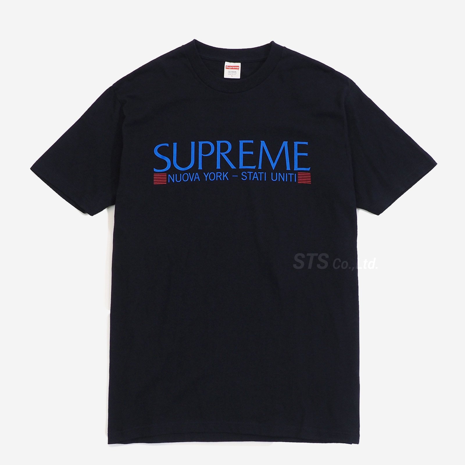 Supreme Tee Nuova York Tee シュプリーム XL 白Tシャツ/カットソー(半袖/袖なし)