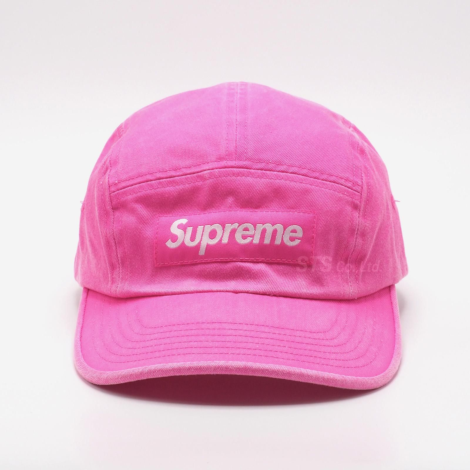 Supreme Washed Chino Twill Camp Cap ピンク夏 Washed Chino Twill Camp Cap | Supreme 23ss