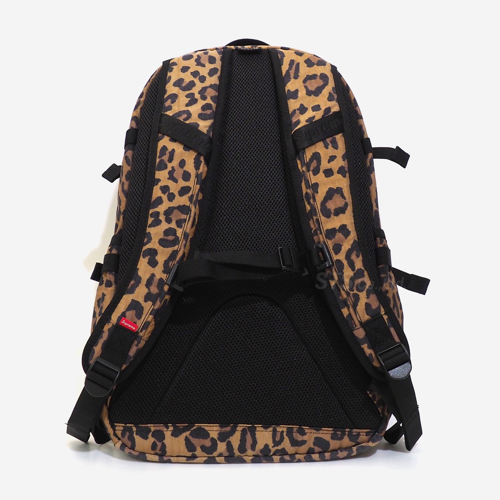 supreme backpack leopard
