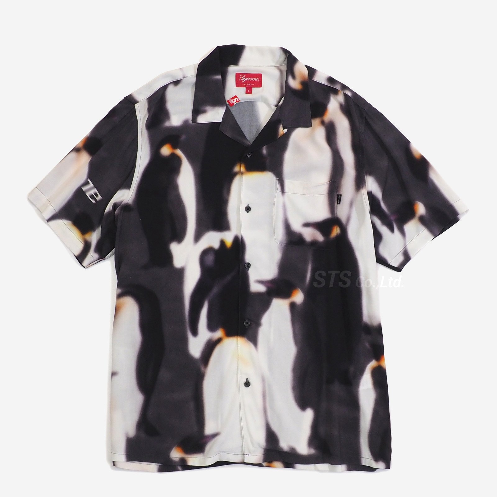 Supreme - Penguins Rayon S/S Shirt - ParkSIDER