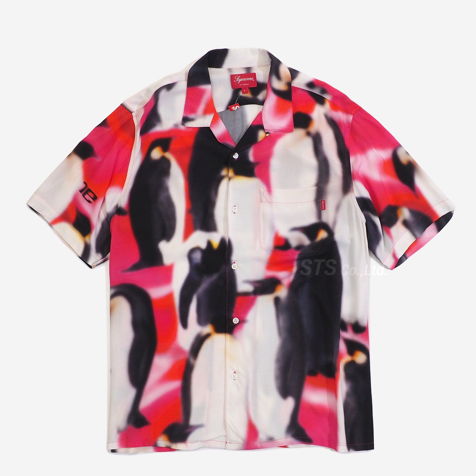 Supreme - Penguins Rayon S/S Shirt - ParkSIDER