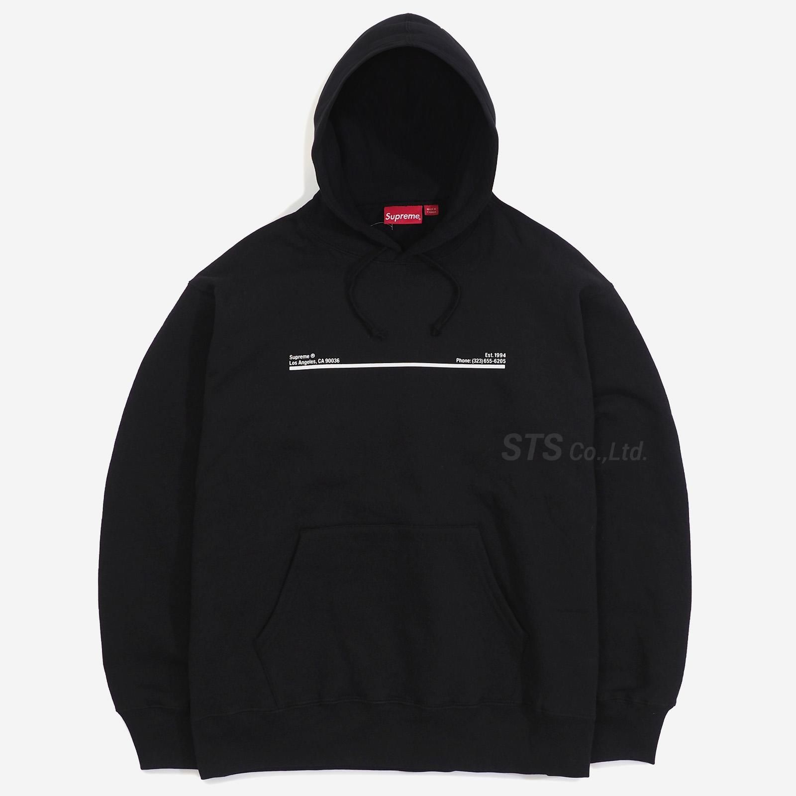 【L】Supreme Shop Hooded Sweatshirt ロサンゼルス柄デザインプリント