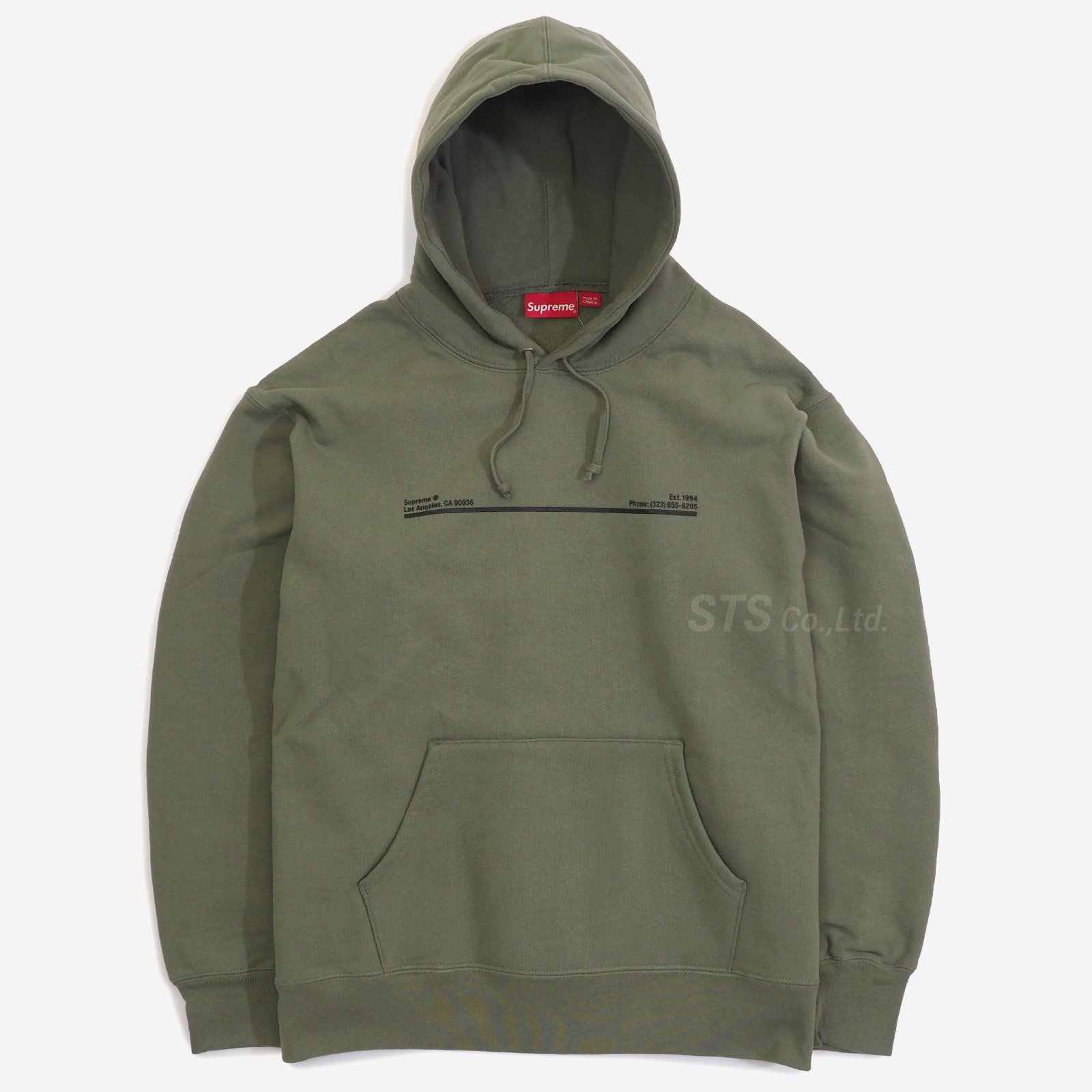 【L】Supreme Shop Hooded Sweatshirt ロサンゼルス柄デザインプリント