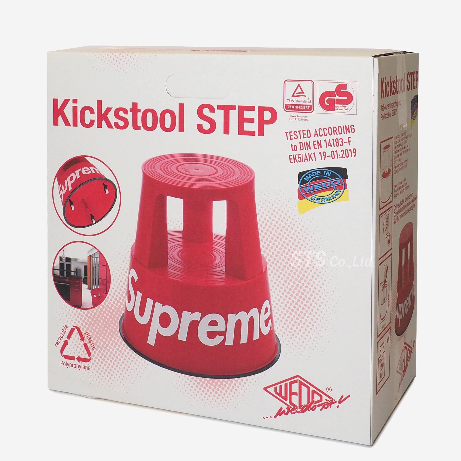 Supreme®/Wedo Step Stool RED