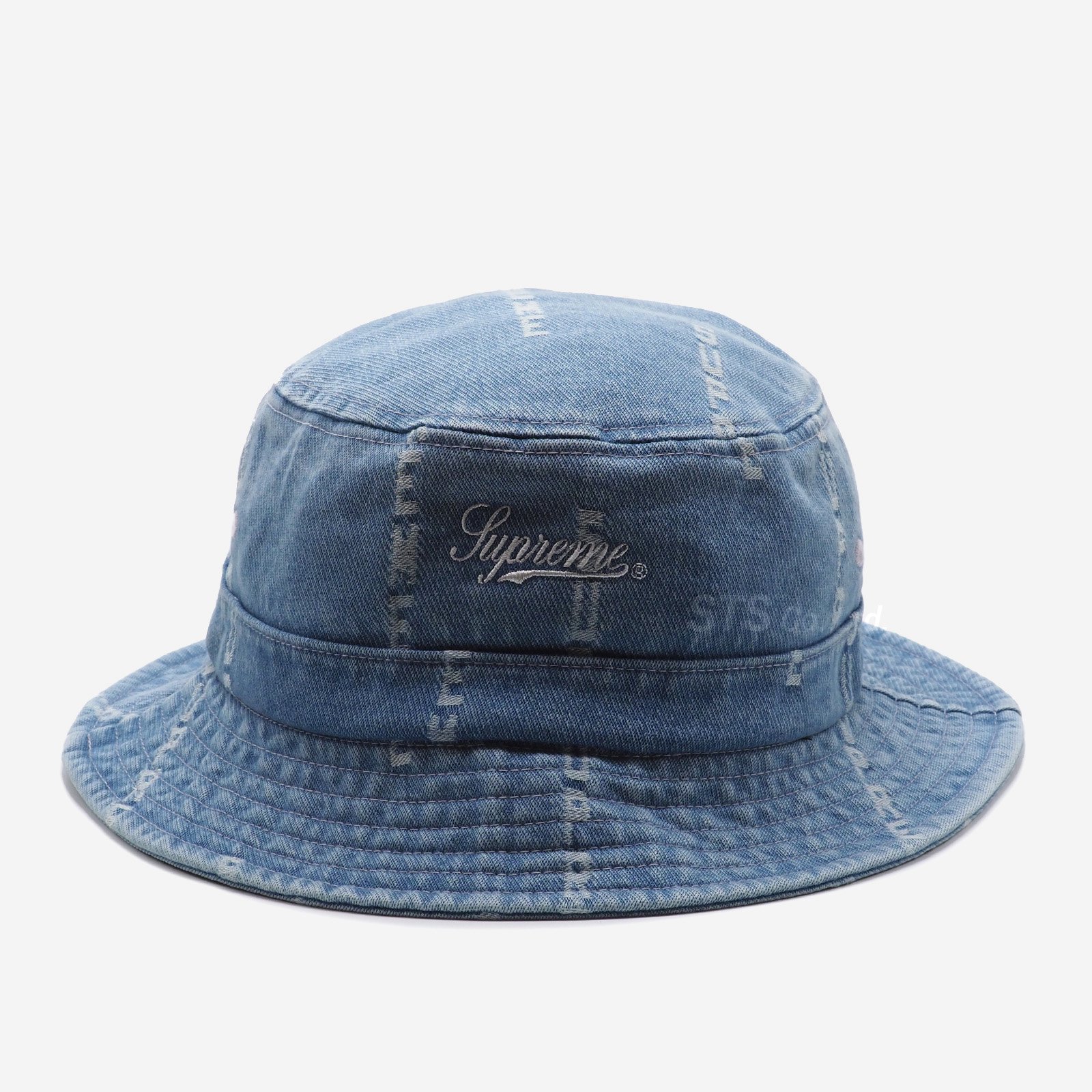 Supreme - Logo Stripe Jacquard Denim Crusher - ParkSIDER