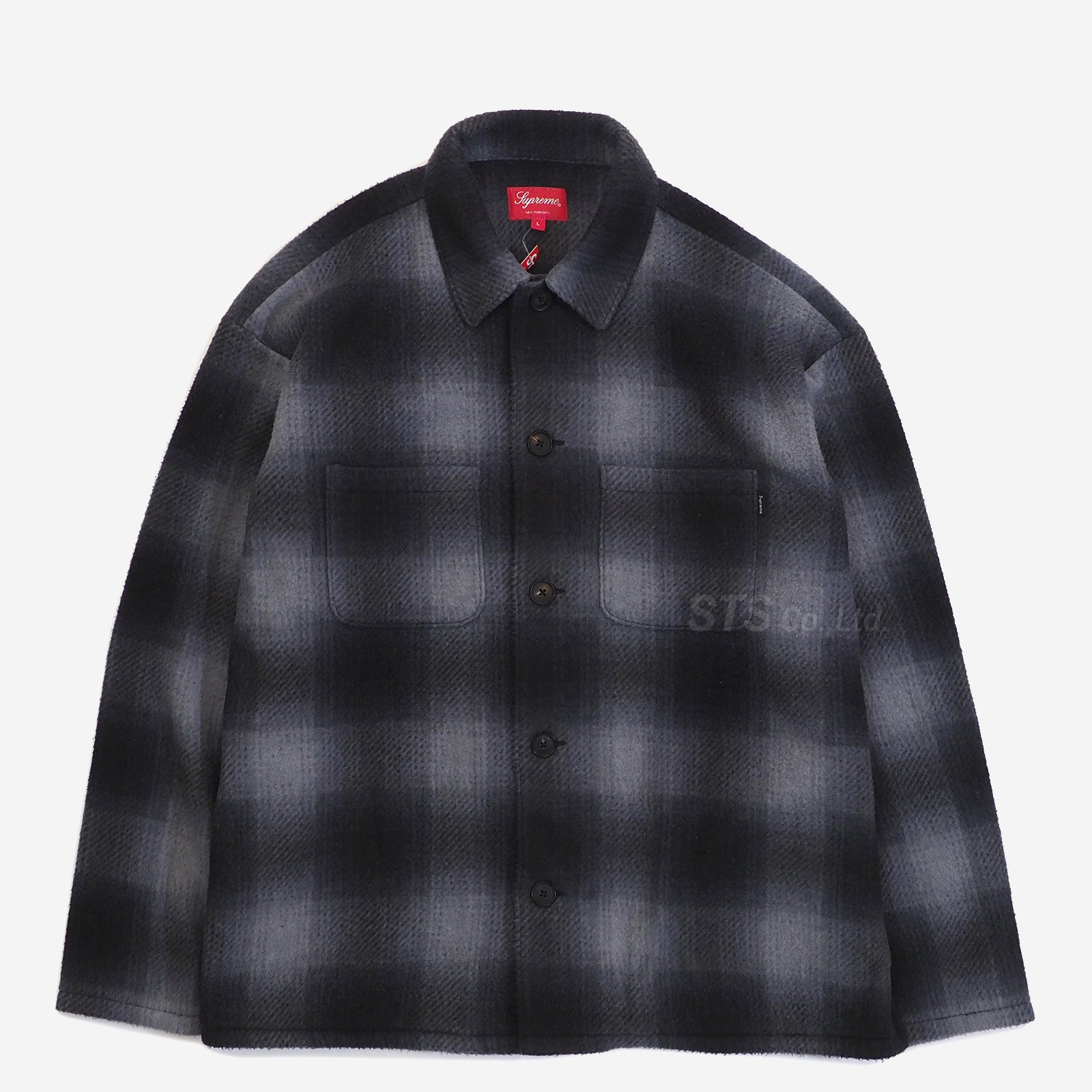 【 Lサイズ】Supreme Shadow Plaid Fleece Shirt