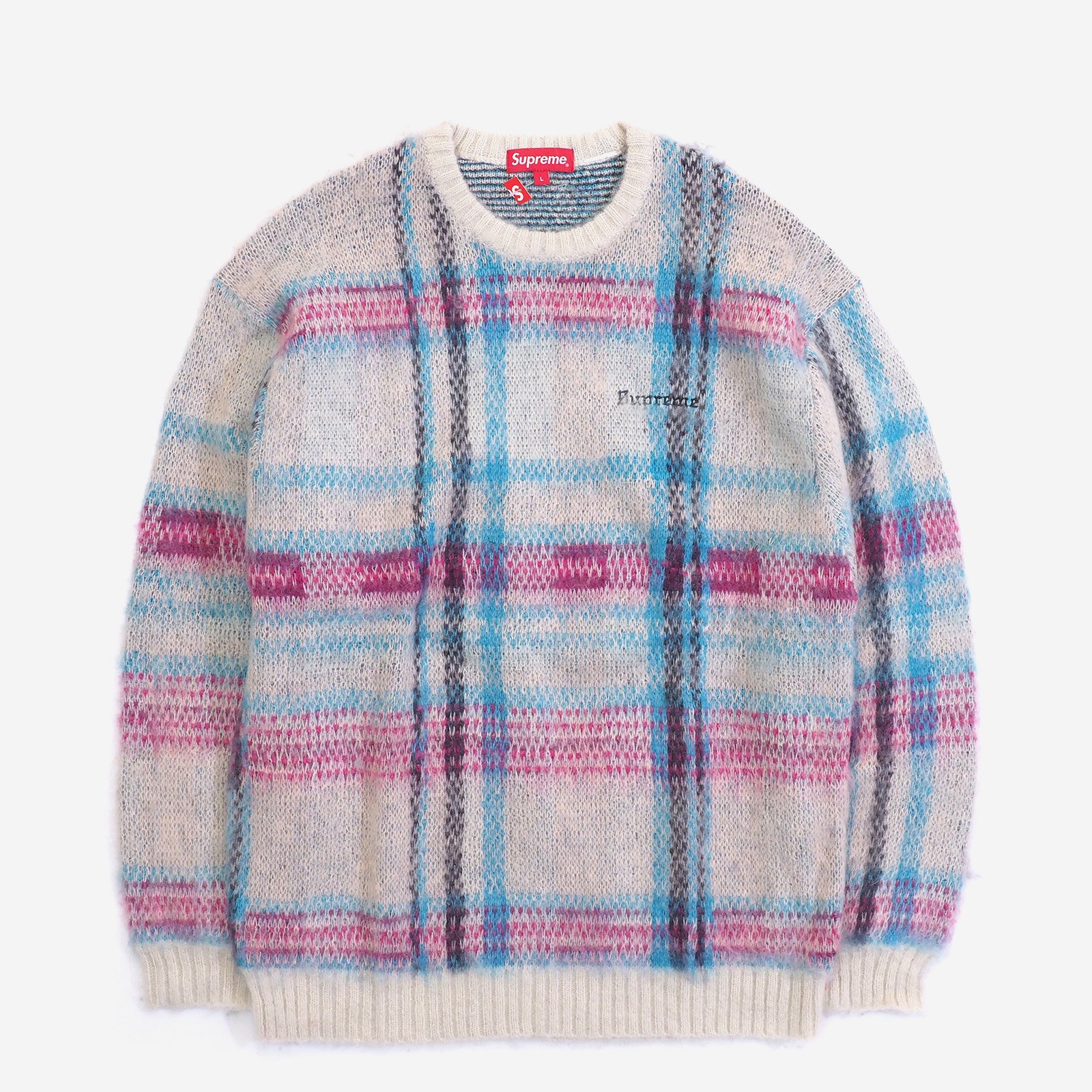 Supreme - Brushed Plaid Sweater - ParkSIDER