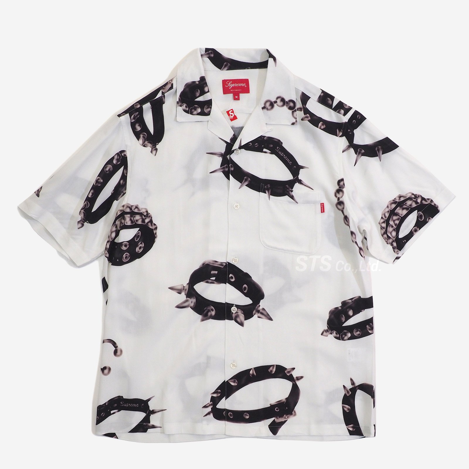 supreme studded collar shirt