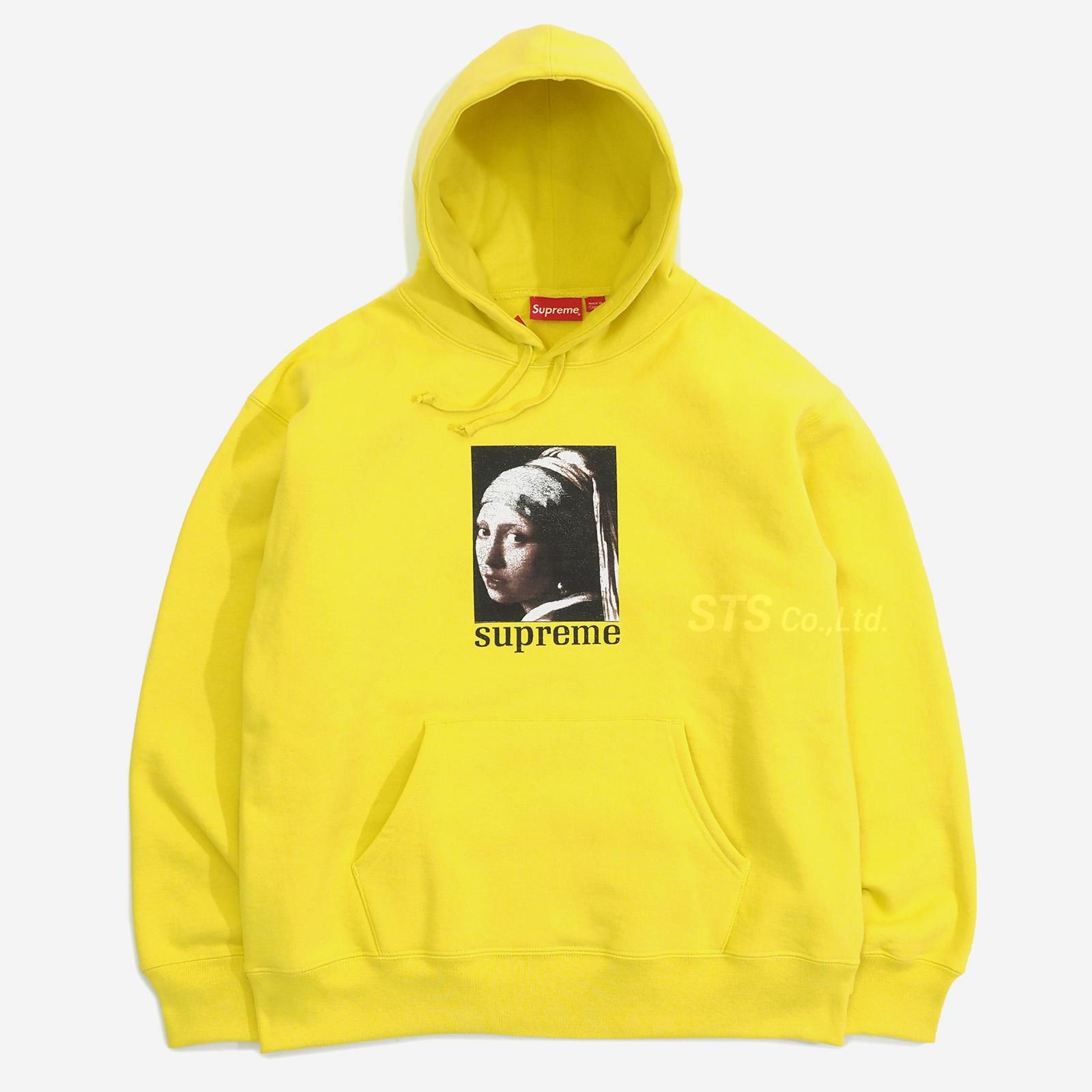 シュプリーム★真珠の耳飾りの少女★パールフーディ 2025年最新】supreme pearl hooded sweatshirt フェルメールの