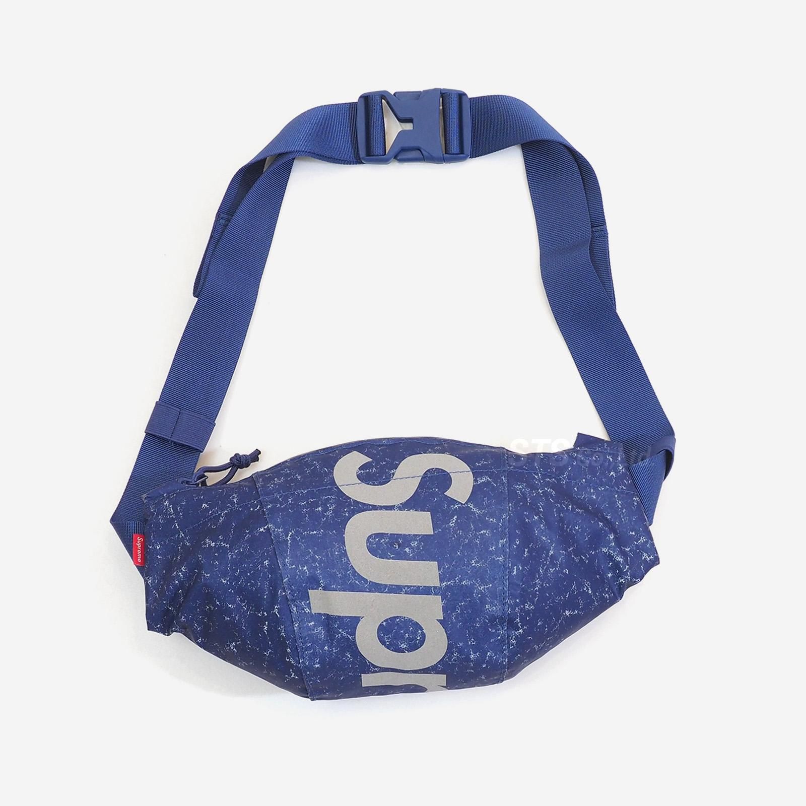 waterproof reflective speckled waist bag supreme