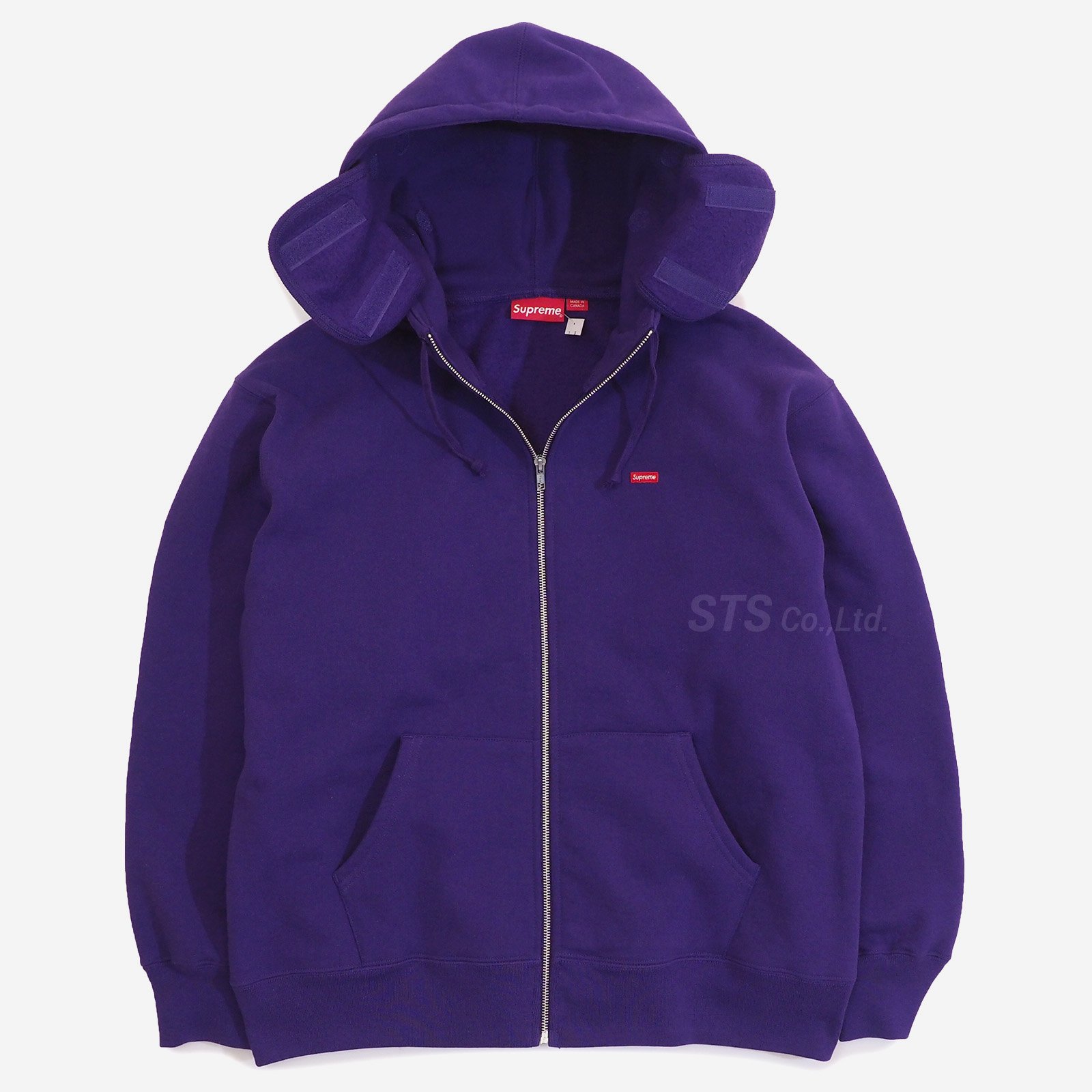 Supreme - Small Box Facemask Zip Up Hooded Sweatshirt - ParkSIDER