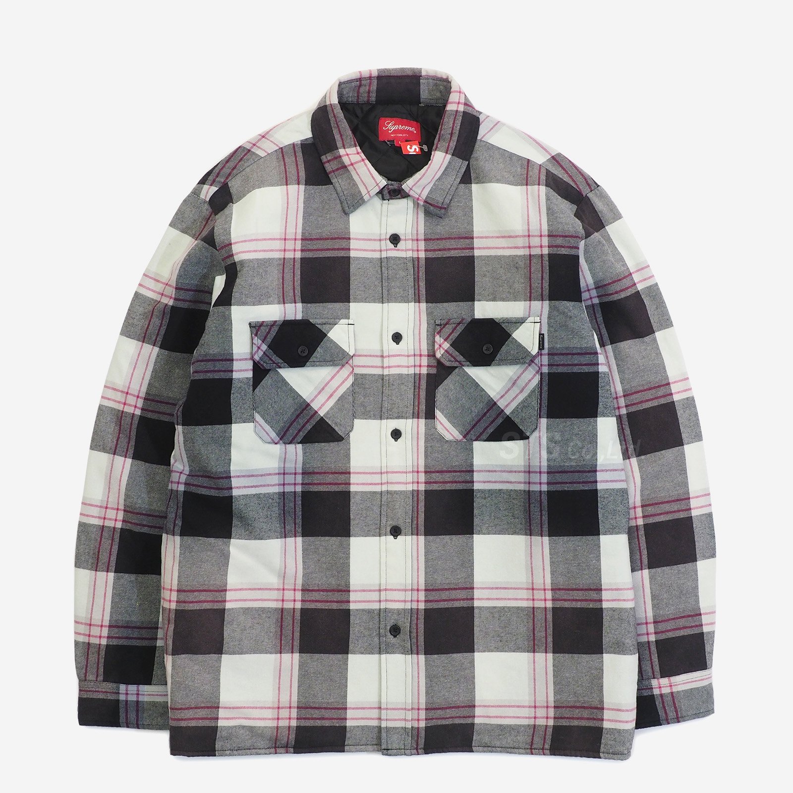 supreme Quilted plaid Flannel shirts