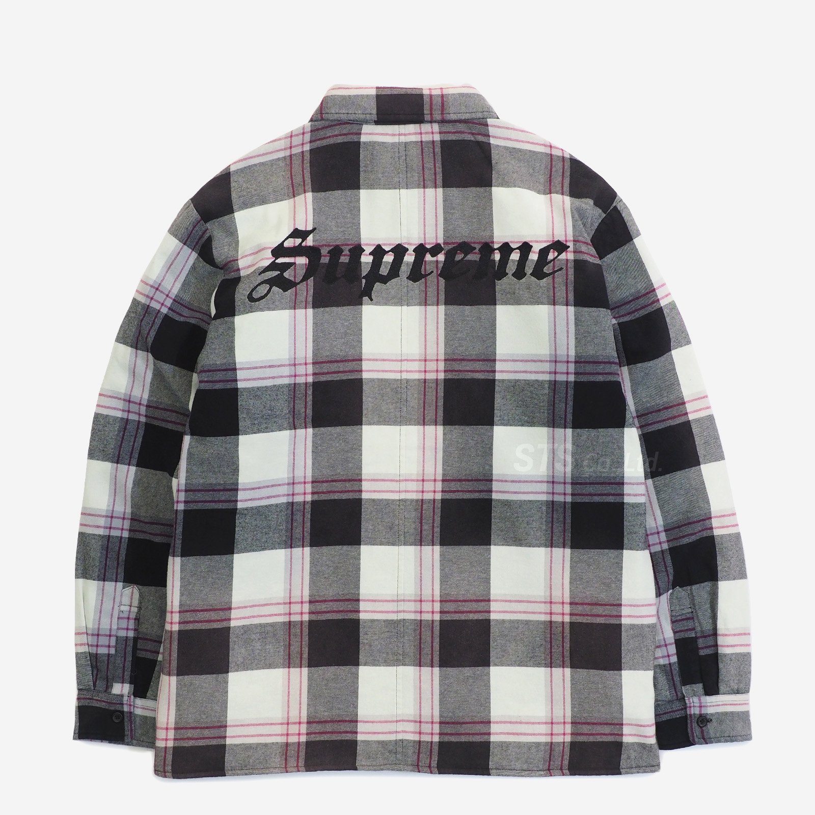 supreme Quilted Flannel Shirt Sサイズ 03