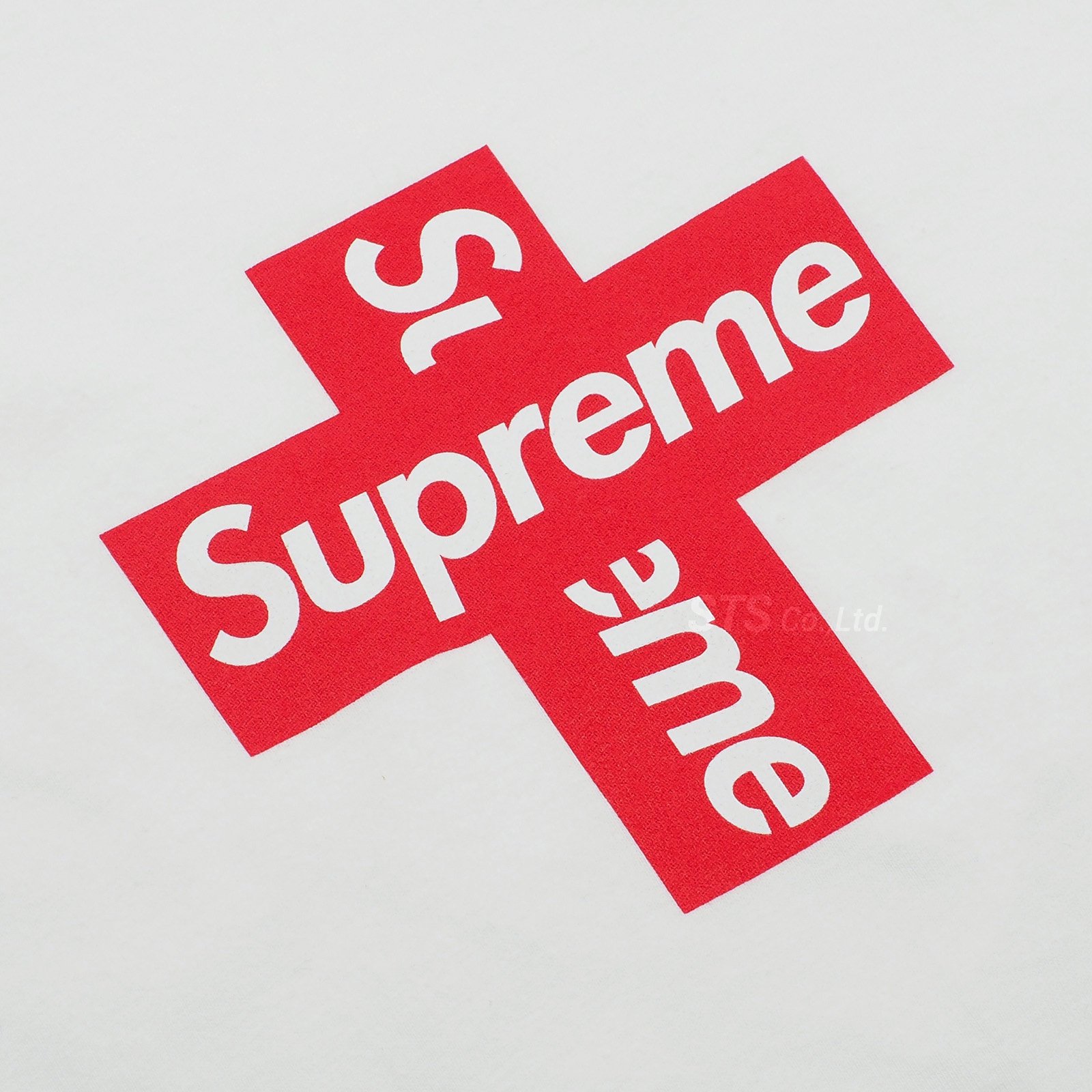Supreme Cross Box Logo Tee WHITE S
