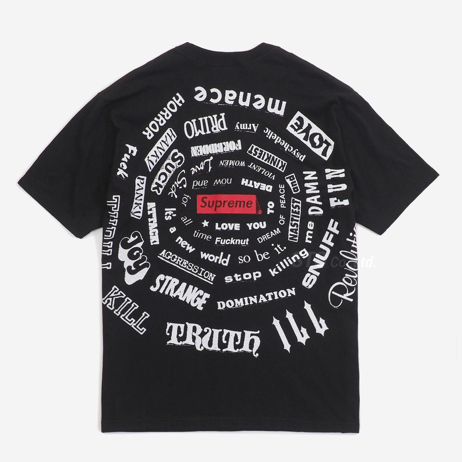 Tシャツ/カットソー(半袖/袖なし)supreme 21ss spiral tee L