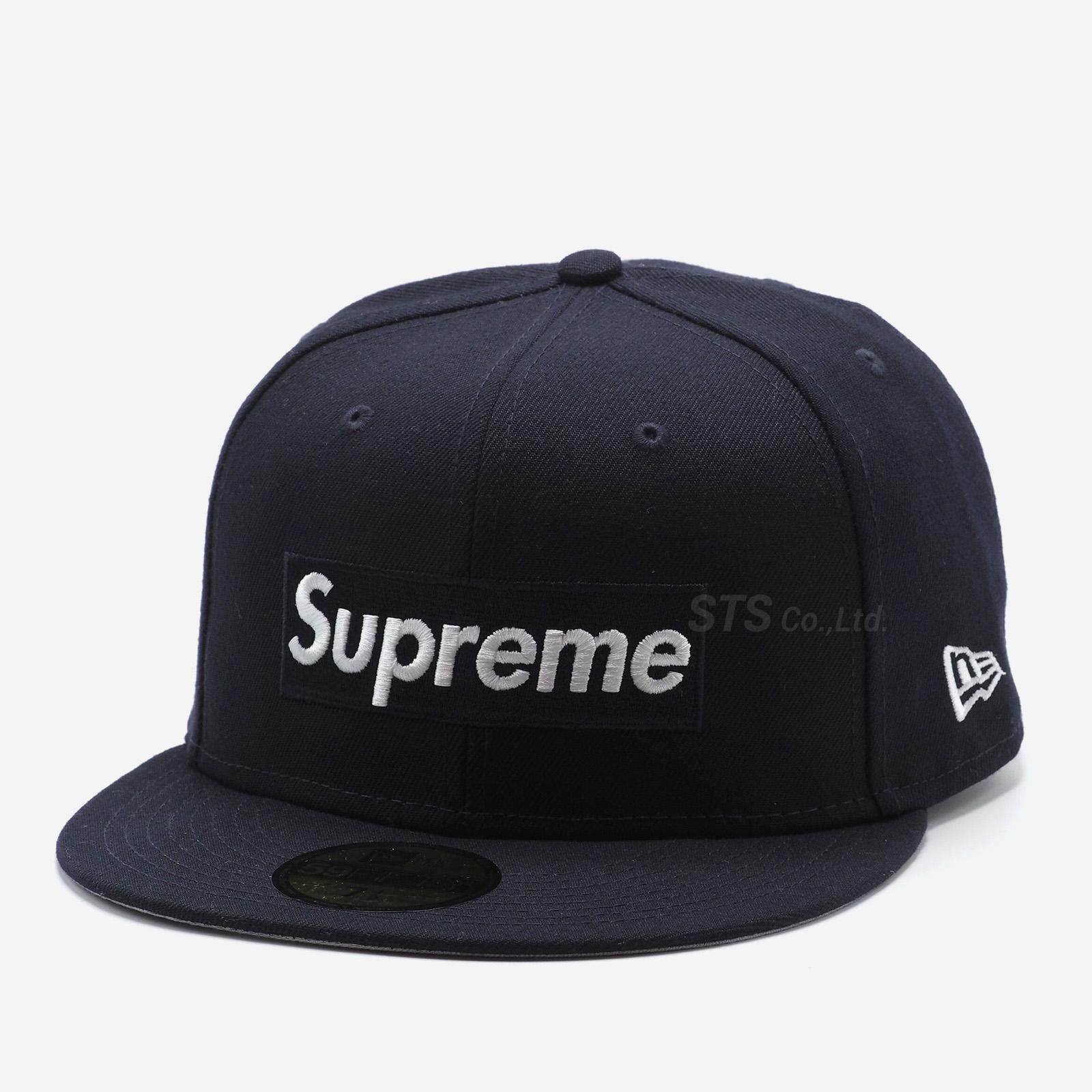 7-3/8】supreme Box Logo New Era Blackキャップ - キャップ