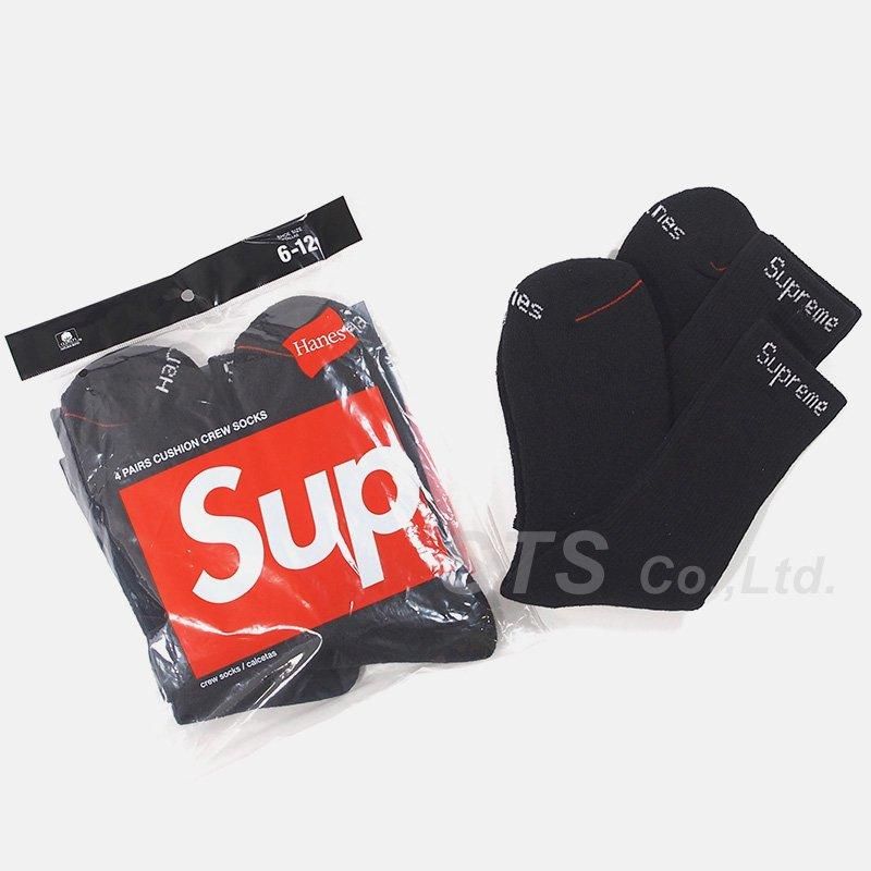 Supreme/Hanes Crew Socks (4 Pack) - ParkSIDER