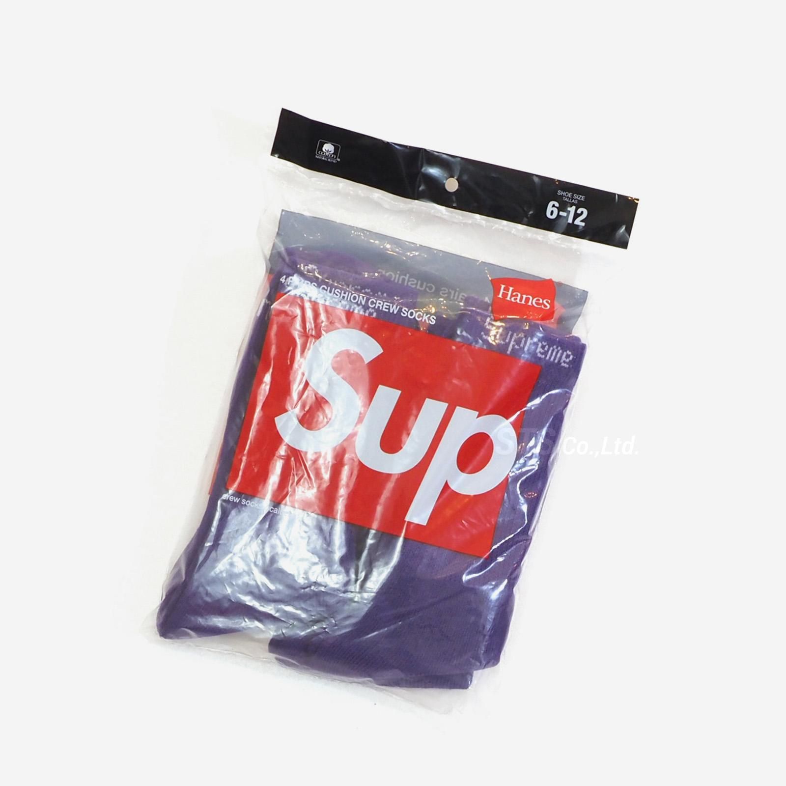 Supreme/Hanes Crew Socks (4 Pack) - ParkSIDER