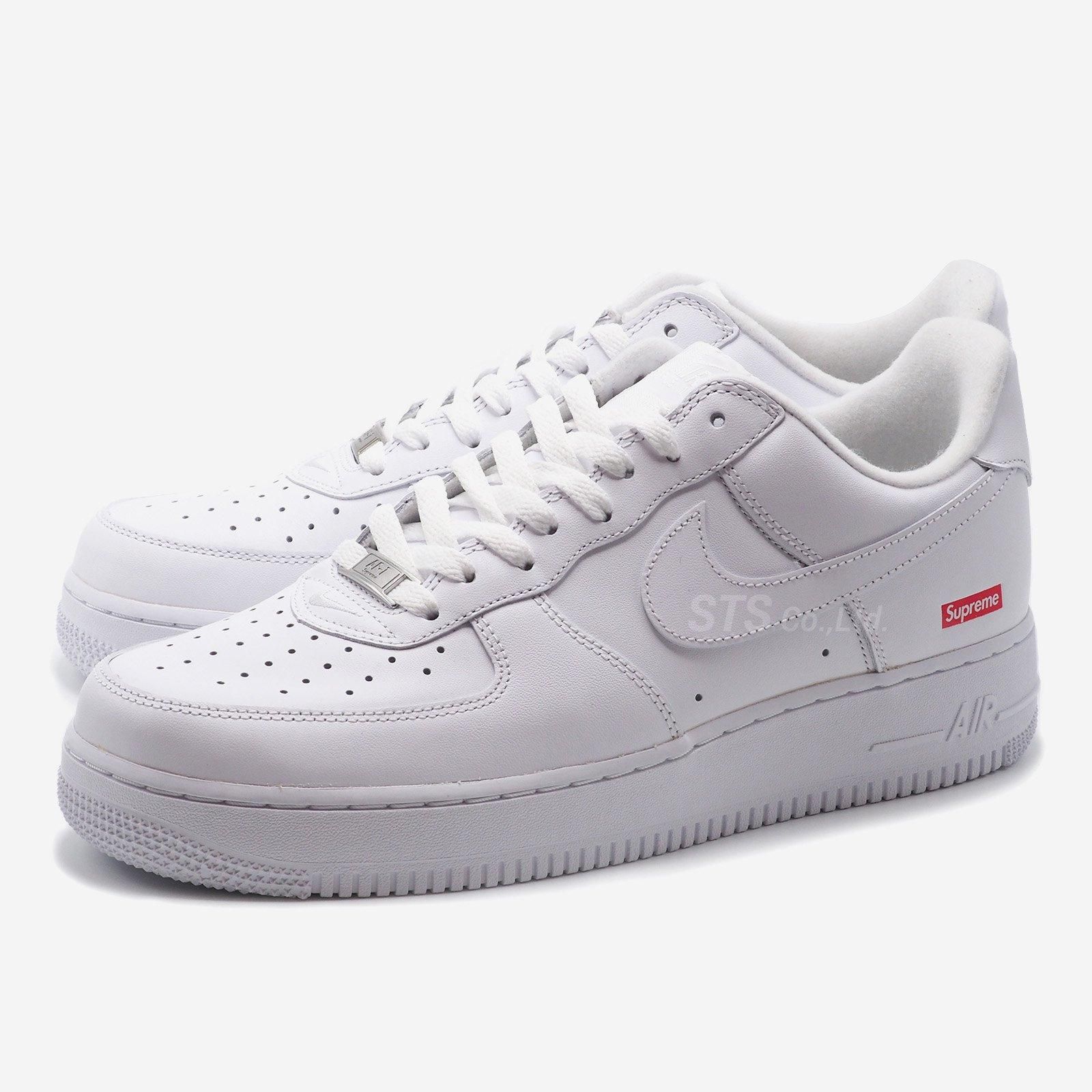 Nike Air Force 1 Supreme ホワイト US7.5 Supreme × Nike Air Force 1 Mid White FZ8784-100 US7 - 11