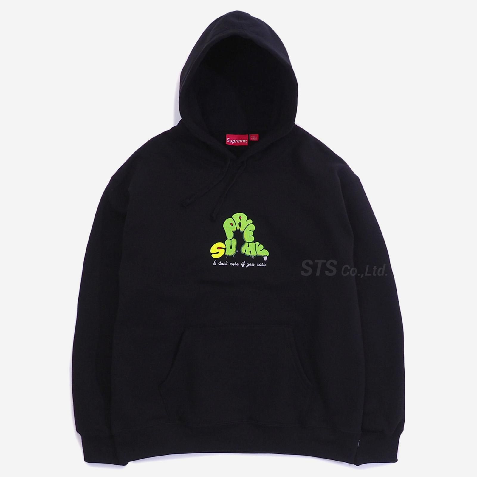 ドントケアフーディsupreme  Don't Care Hooded Sweatshirt